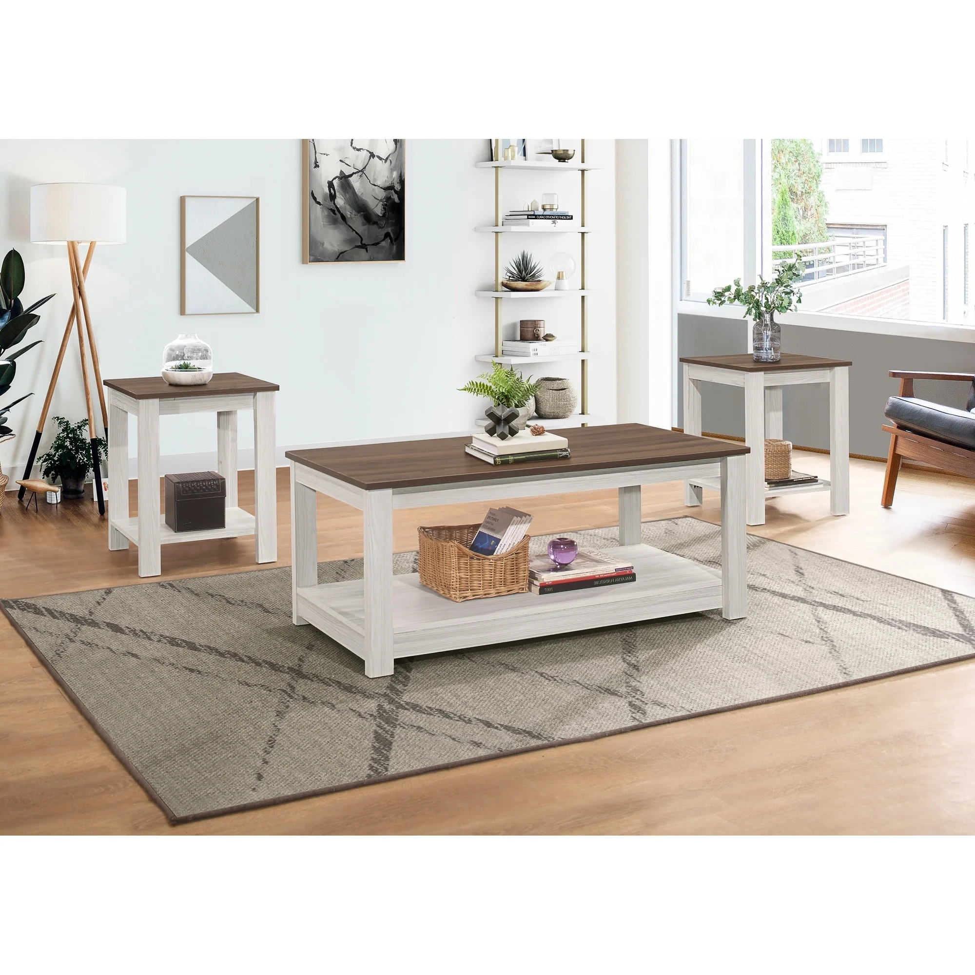 Levi 3 pieces Coffee Table Set
