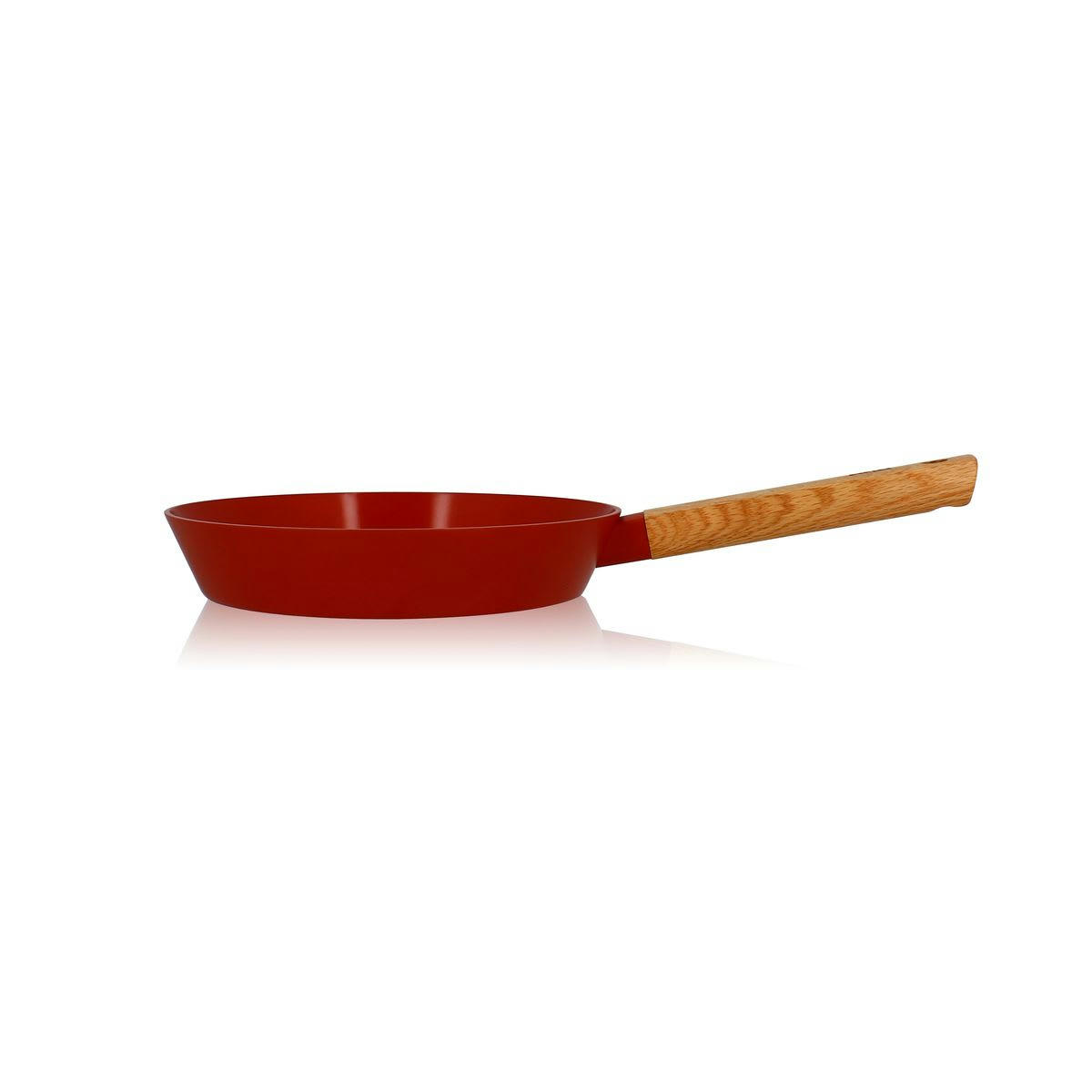 ECTOR - Poêle en aluminium/céramique paprika Ø24cm - compatible induction