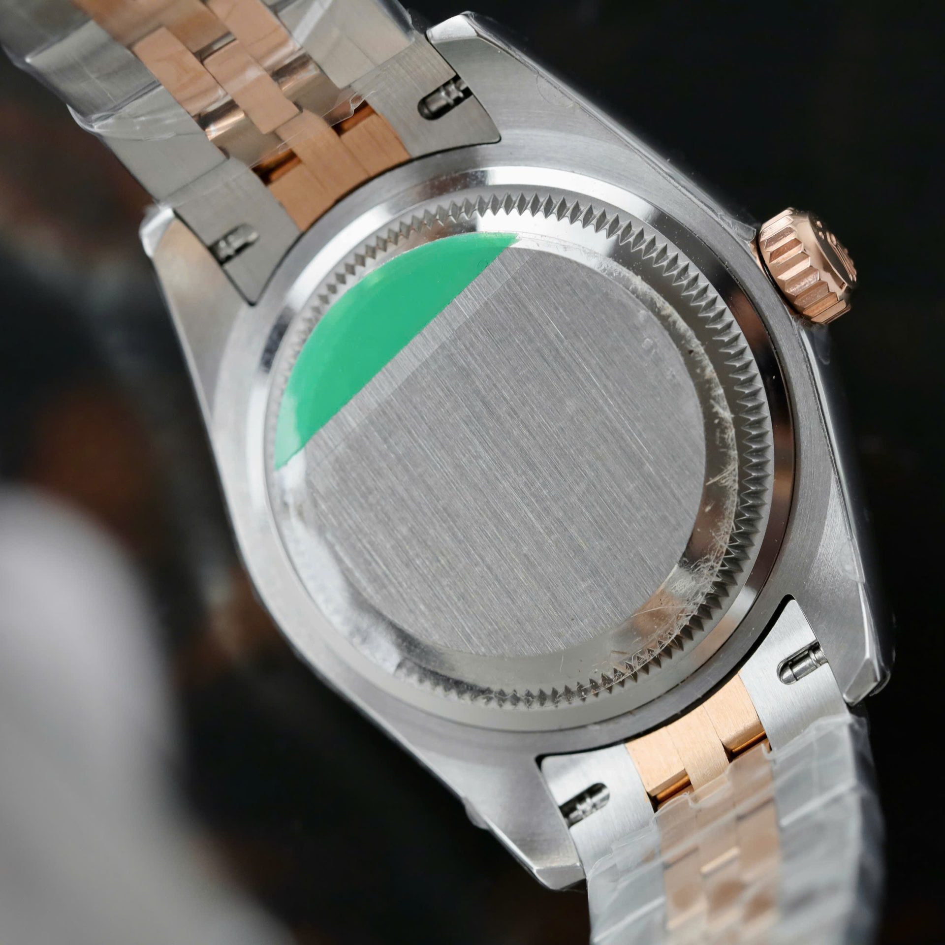 Rolex Lady-Datejust 279171-0011 SS/RG Plated Chocolate Dial CZ Diamonds 28mm Jub AAA Replica