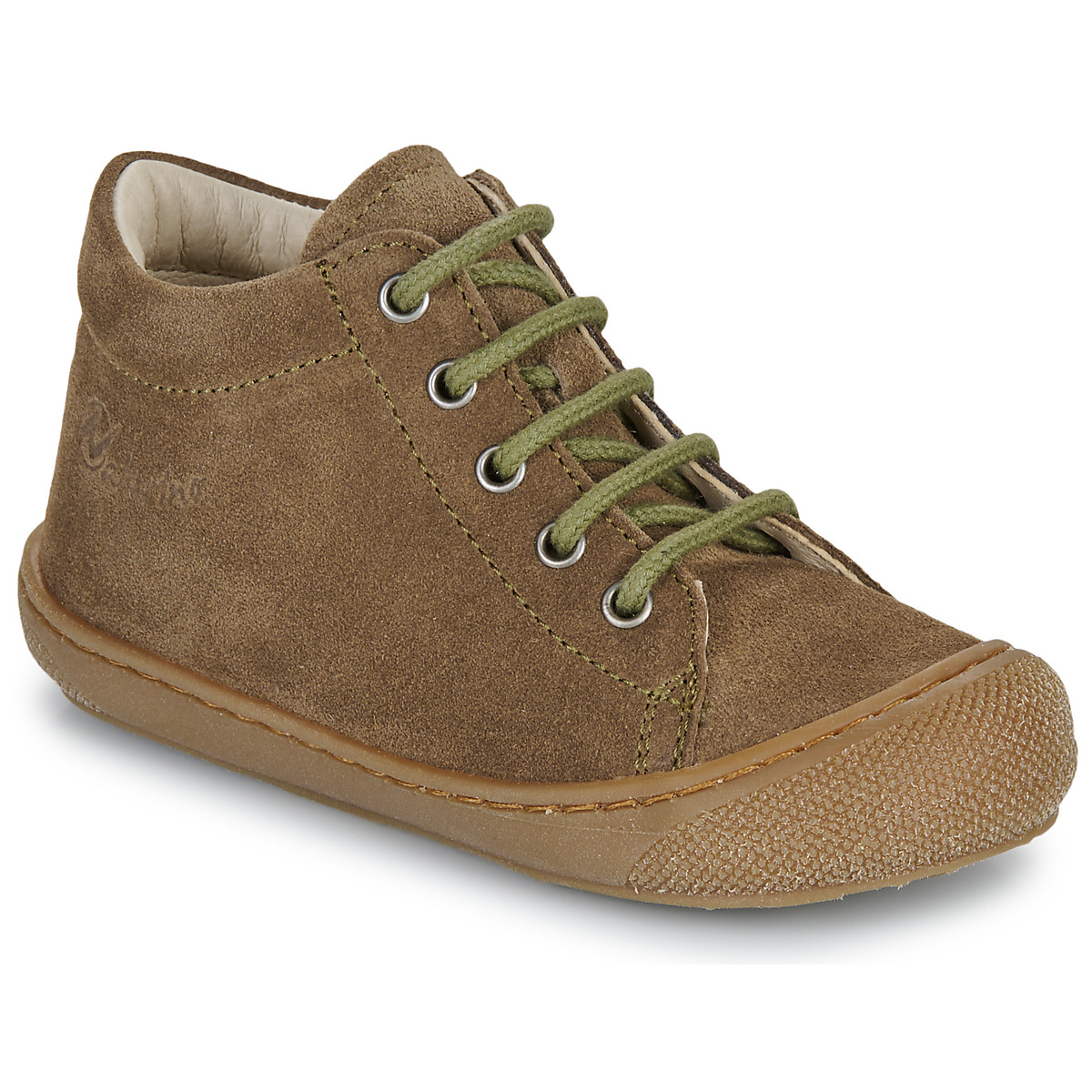 Naturino - COCOON ZIP SUEDE - Kaki