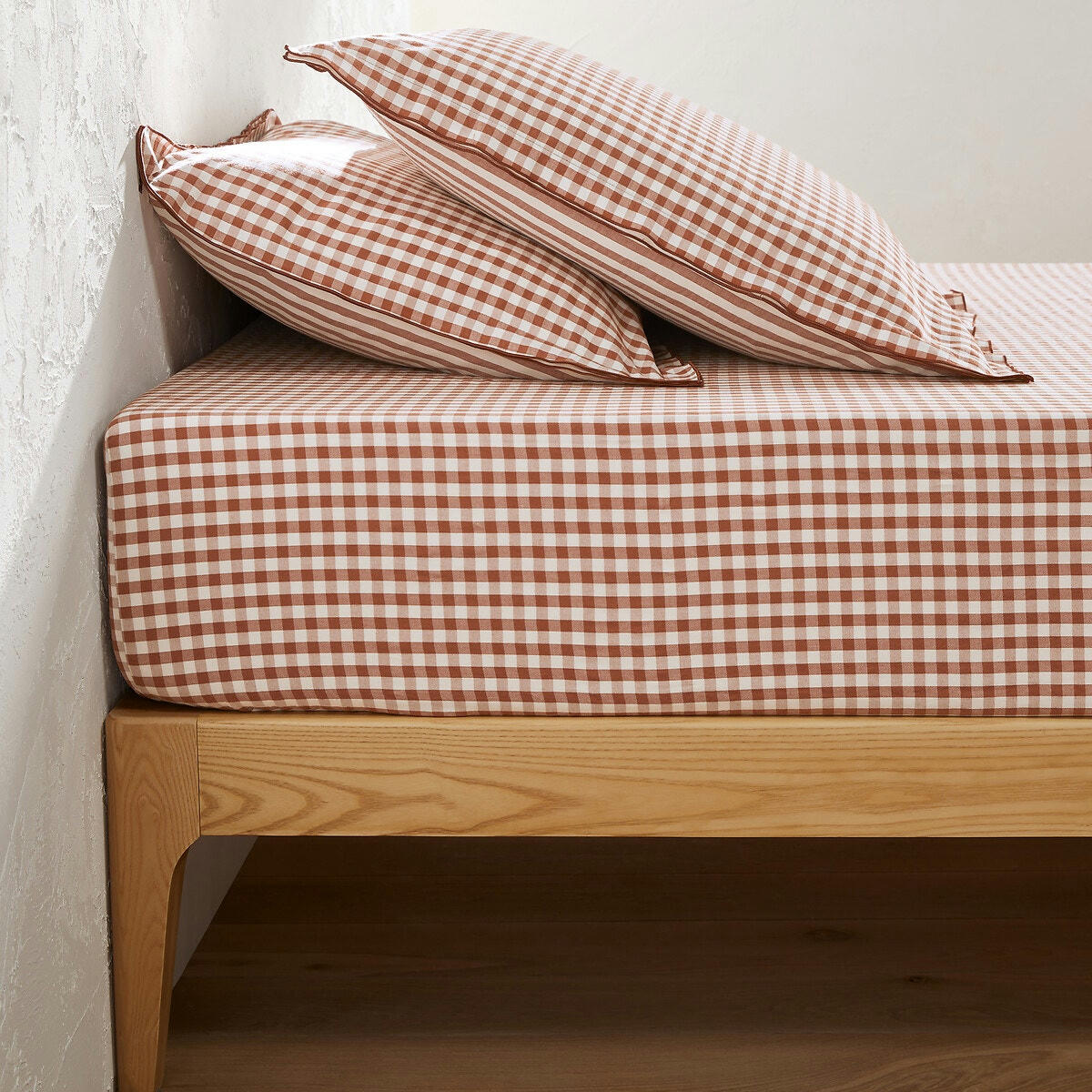 Drap housse coton seersucker bonnet 30 cm, Cottage