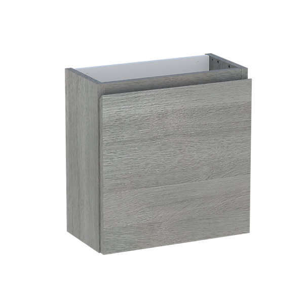 Meuble lave mains effet chêne clair l.45 x H.44 x P.21 cm, Calao