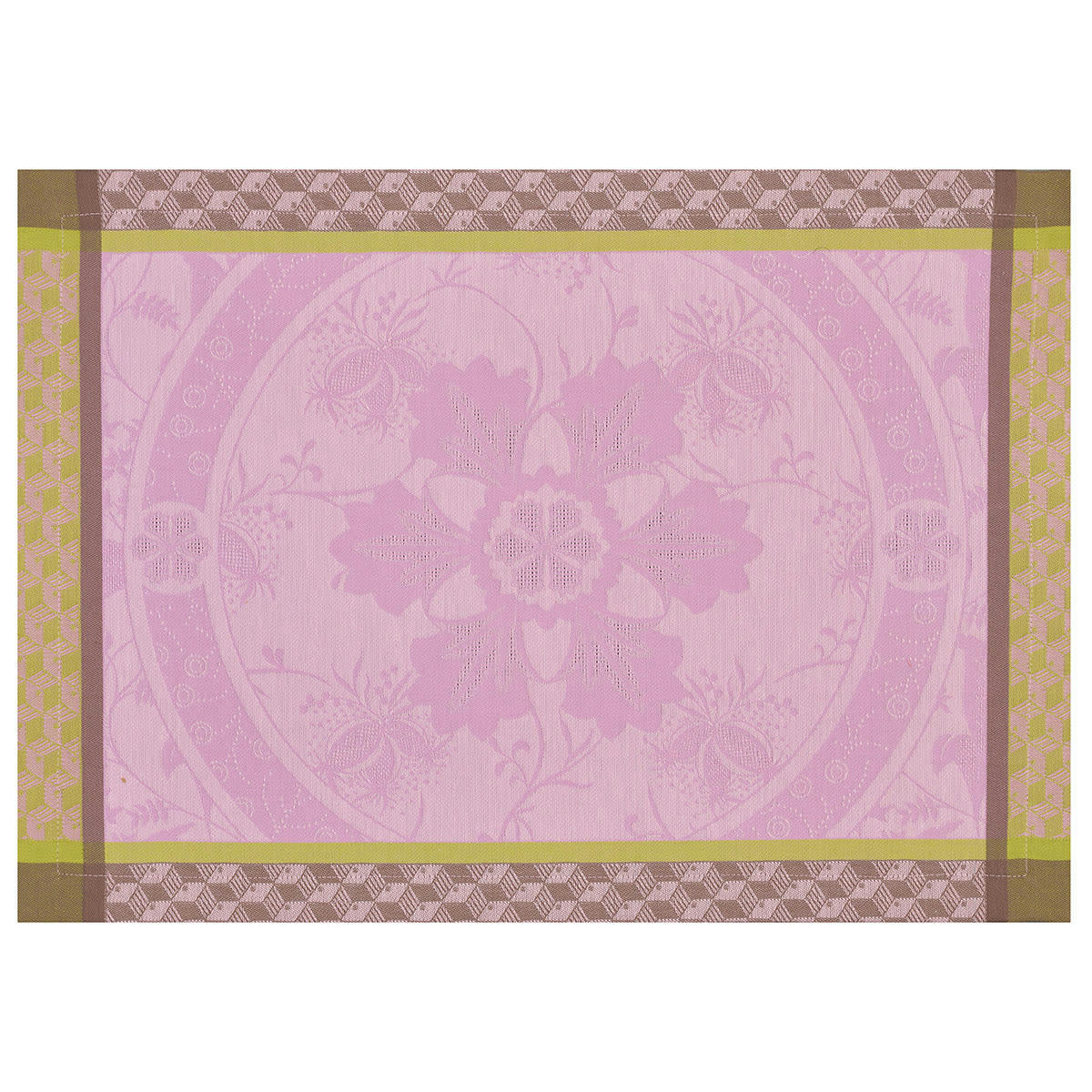 DUCHESSE - Set de table en coton pivoine 50 x 36