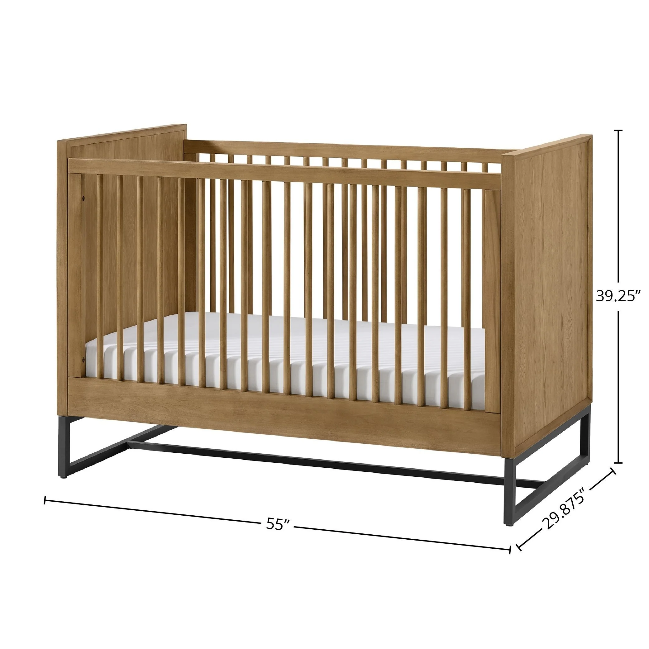Newport Classic Crib, Natural Oak