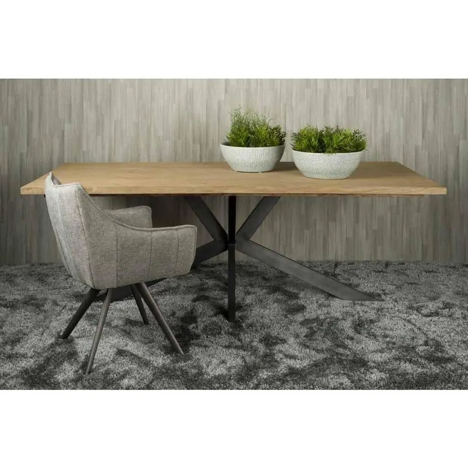 Tower Living - Luna eettafel - 240 cm - bruin
