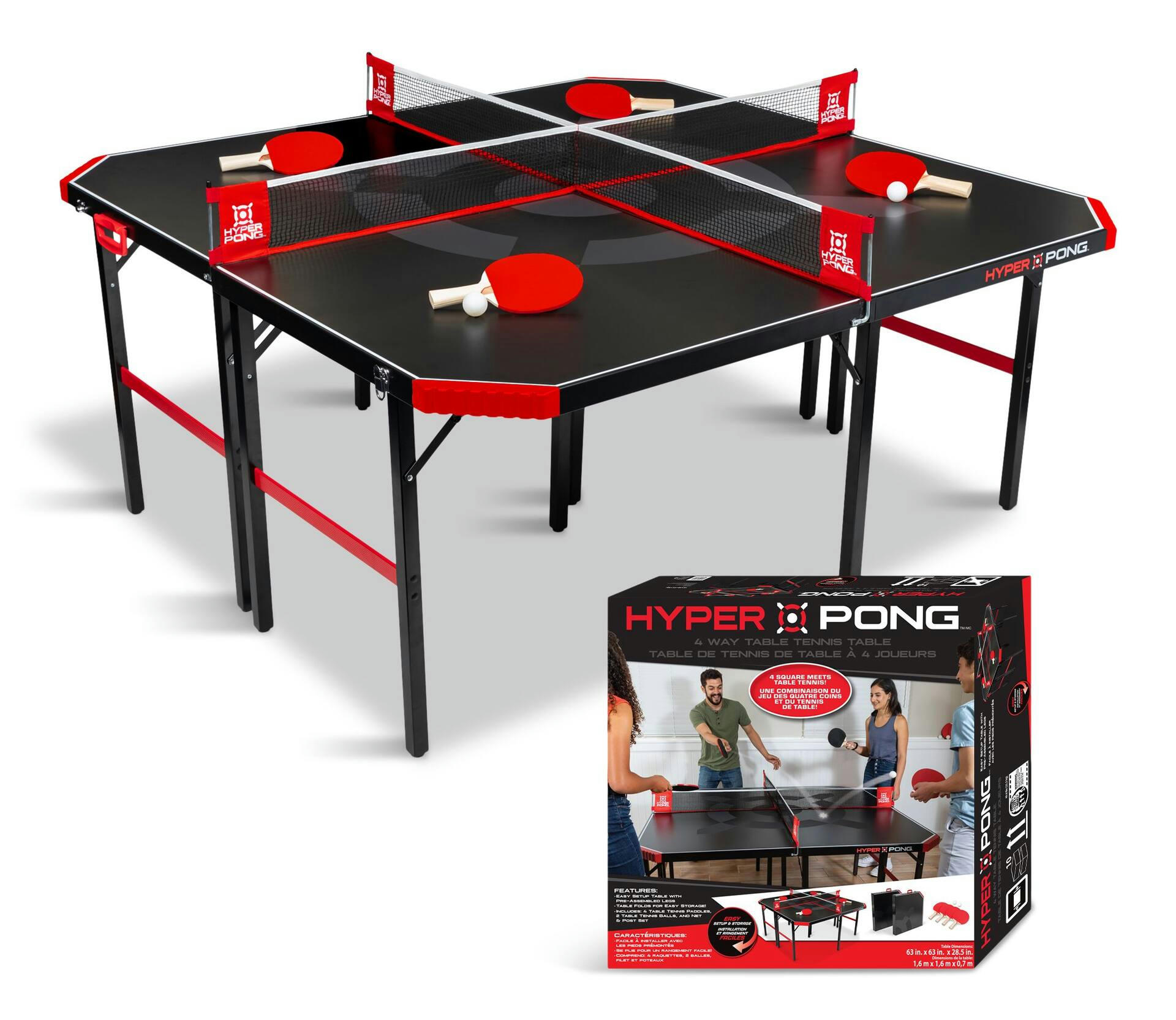 EastPoint Sports Hyper Pong 4-Way Table Tennis Table