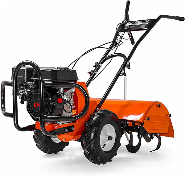 Motobineuse Thermique 4 Temps 196cc, 6,5 HP, Largeur 70 cm Puissante et Certifiée CE