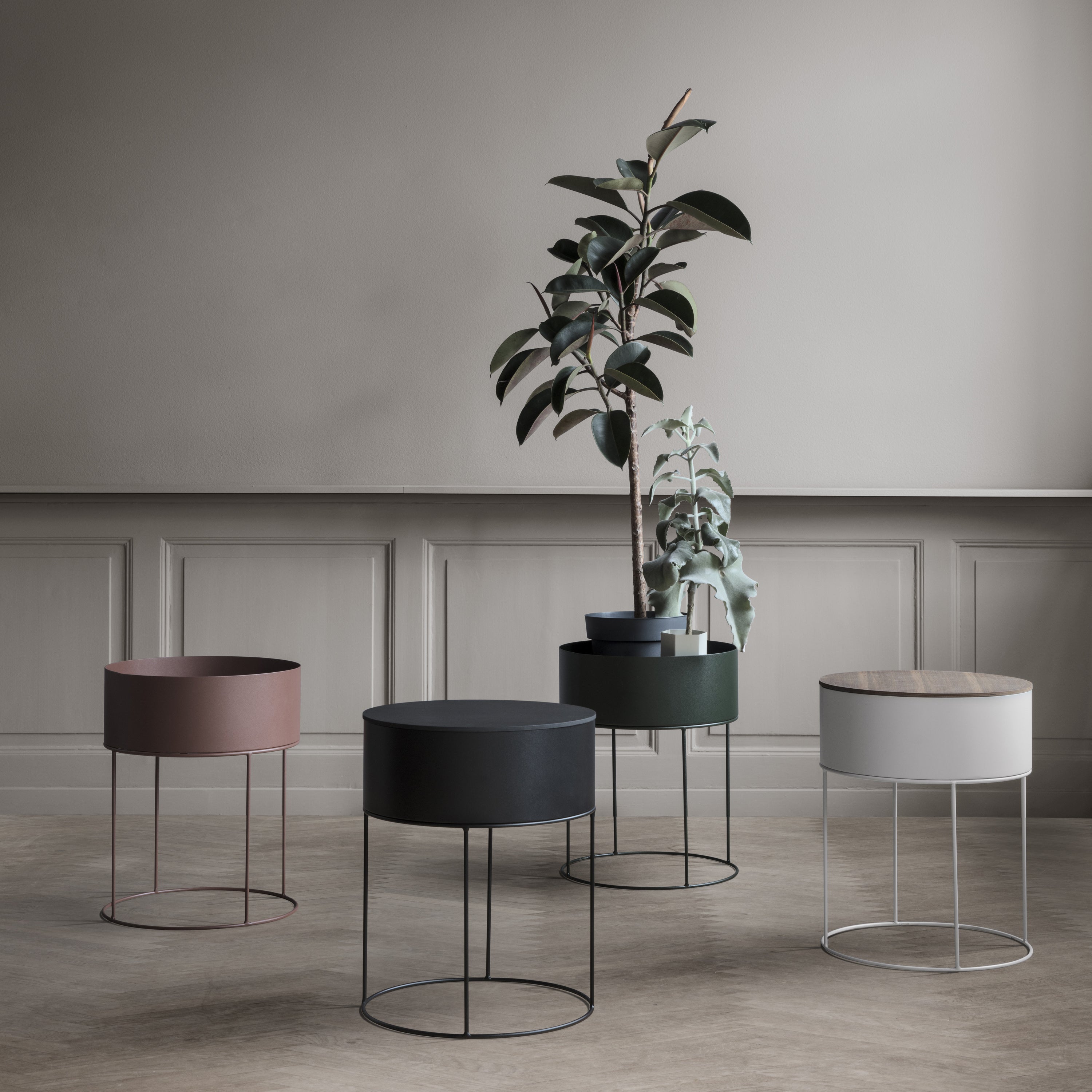 Ferm Living Plant Box Plantentafel Zwart