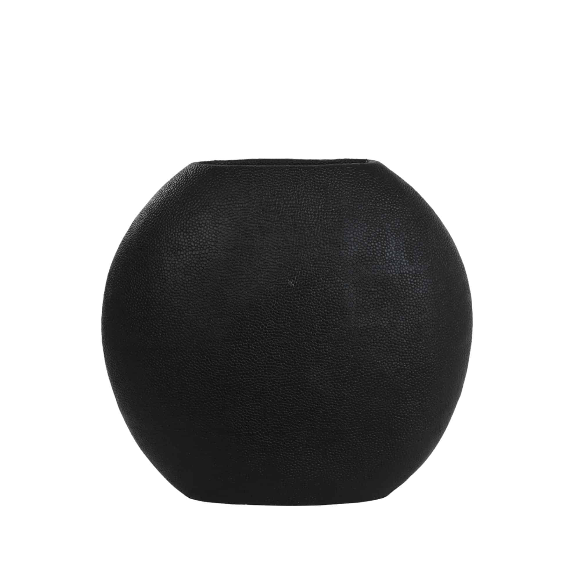 Light & Living vaas Rayskin - zwart - 49.5x20x45cm