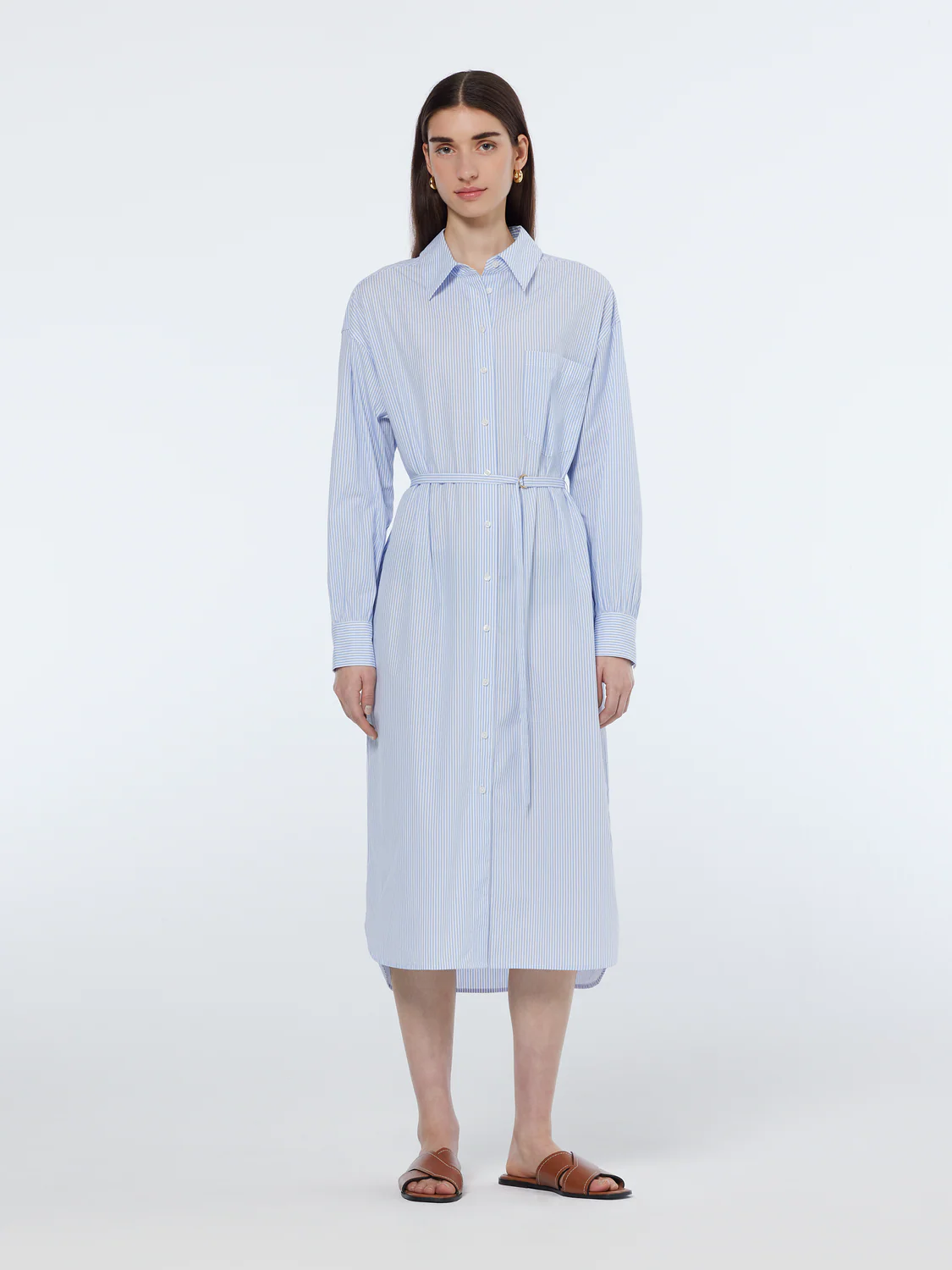 Essentials — Poplin Shirt Dress