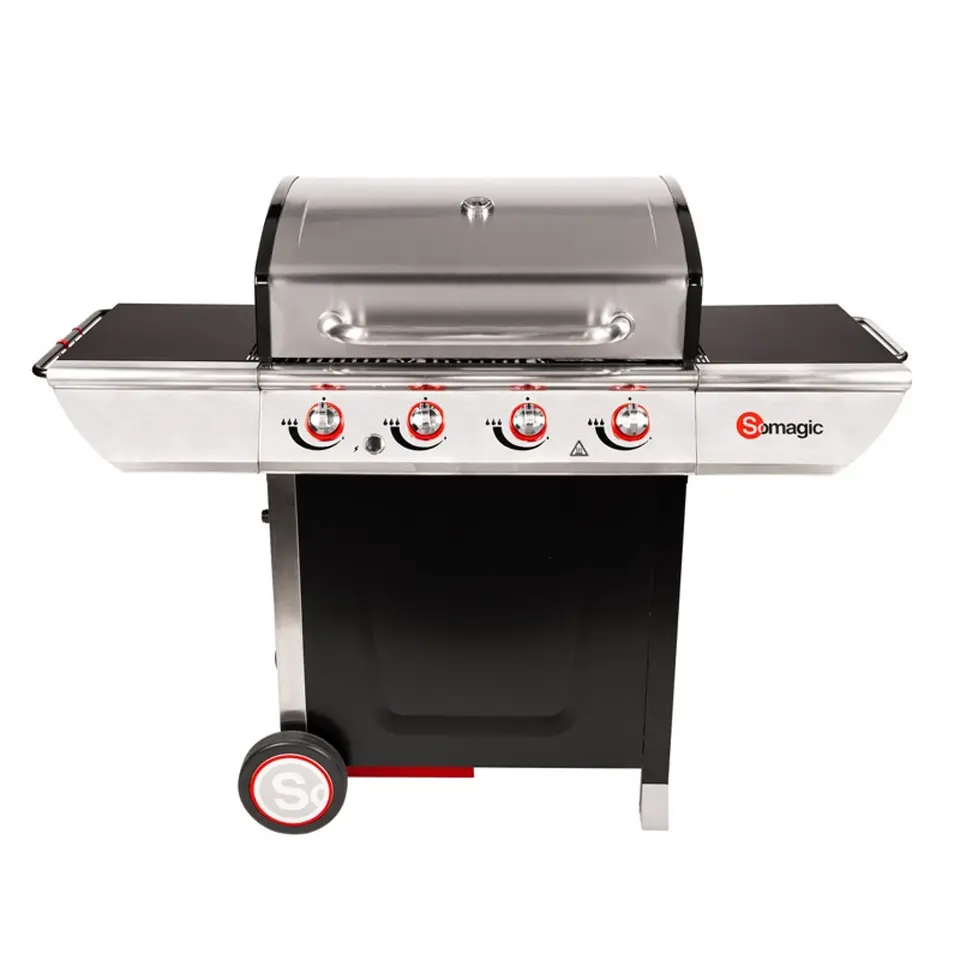 Somagic Barbecue MANHATTAN 400GPI - Zwart - Staal