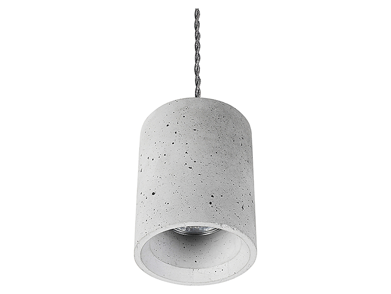 Lampa wisząca Shy betonowa szara