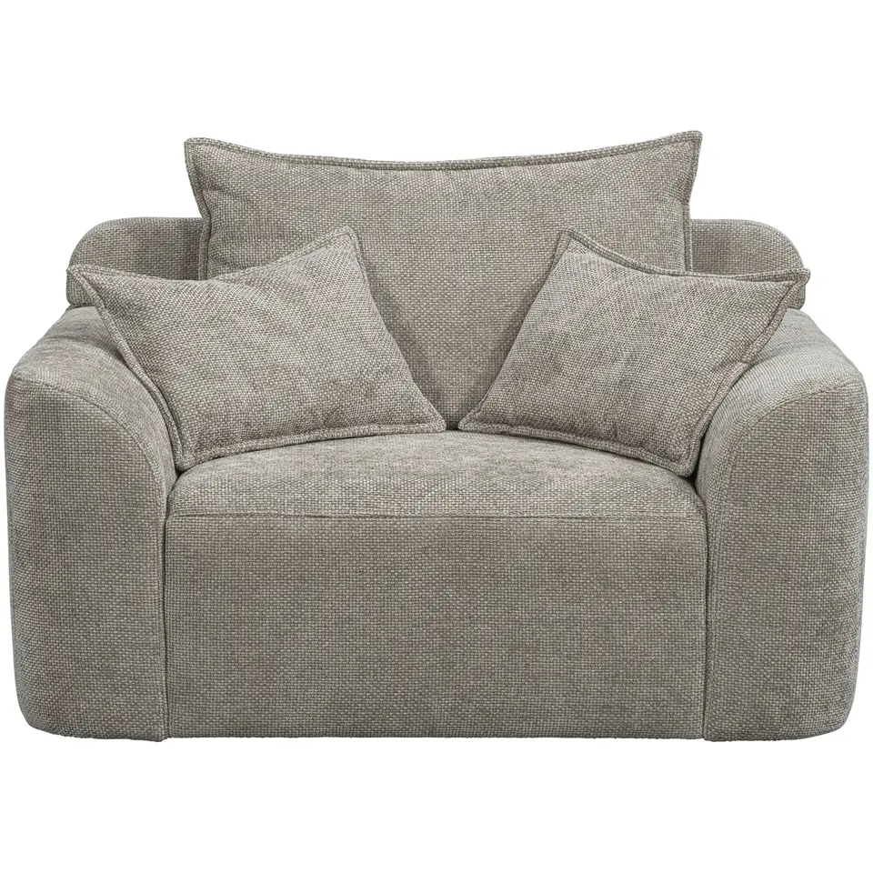 Draaibare Loveseat Elsa - stof Eden - taupe
