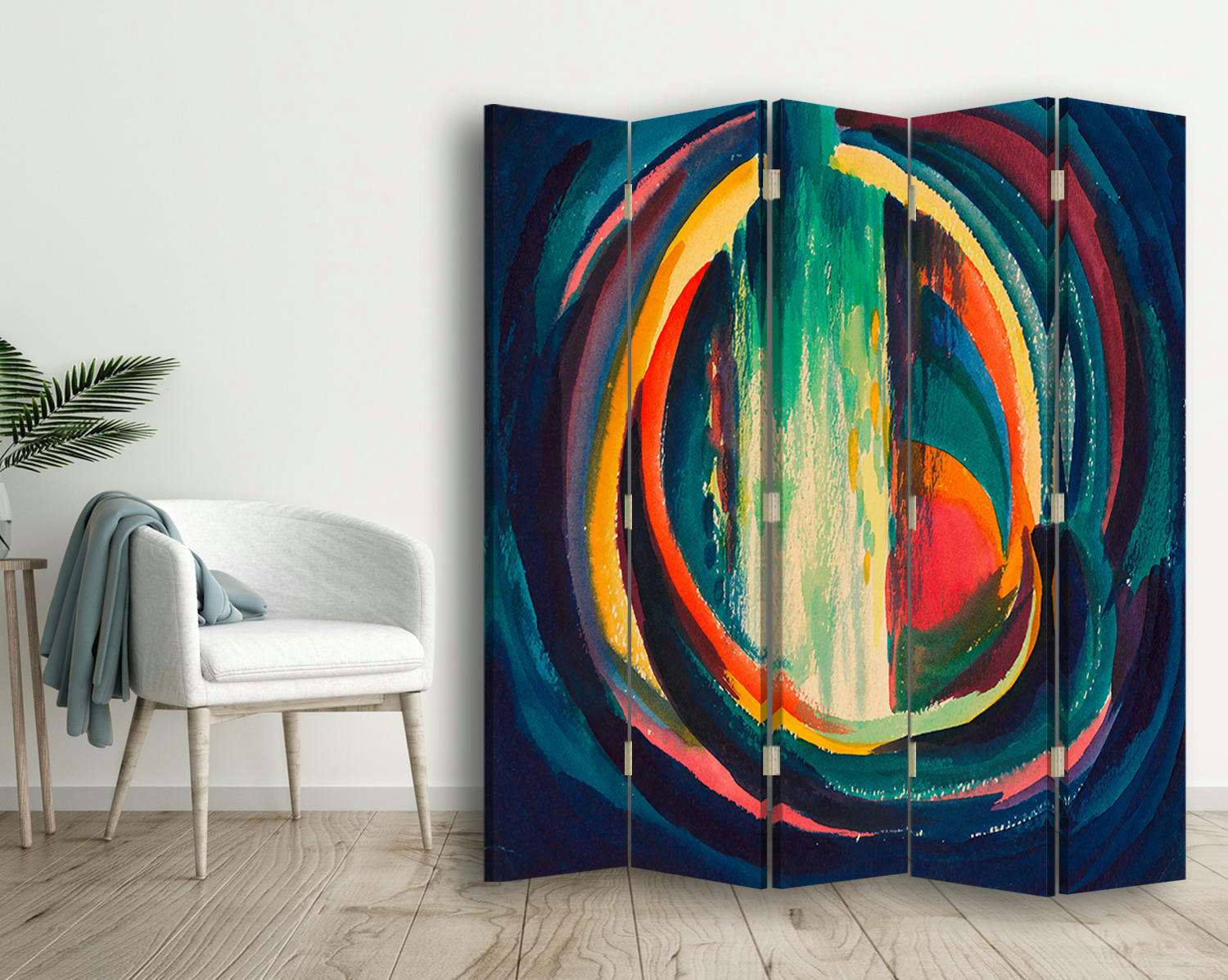 - Paravent - Cloison Sans Titre - Karl Wiener cm 180x170 (5 volets)