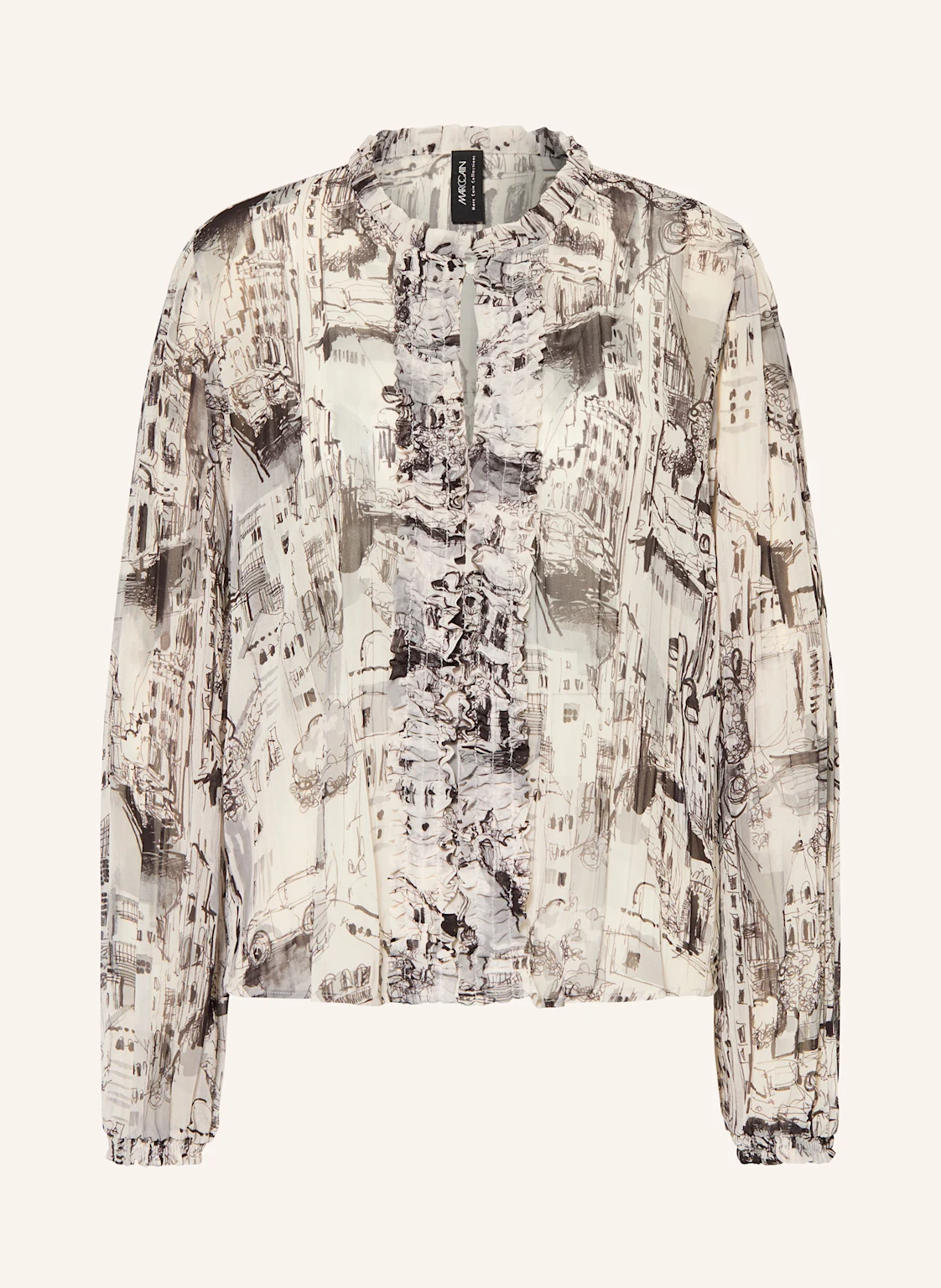 MARC CAIN Blusenshirt mit Rüschen