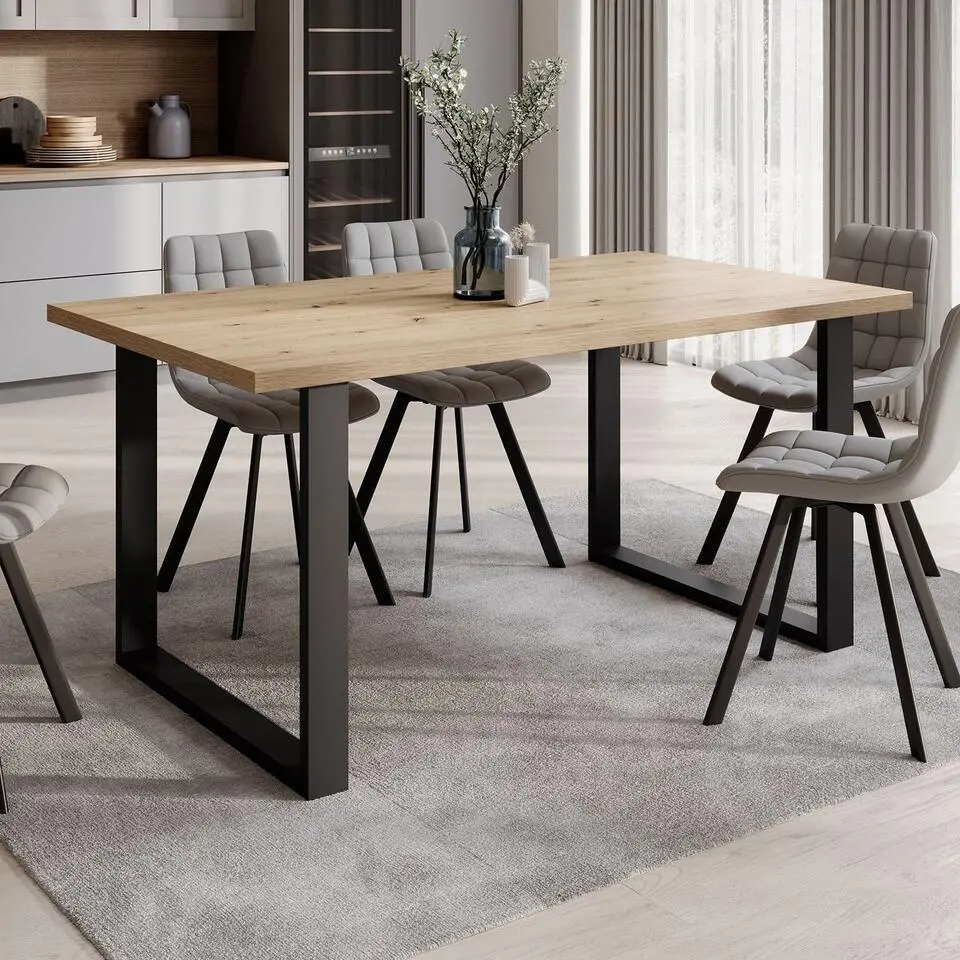 Meubella - Eetkamertafel Butter - Eiken