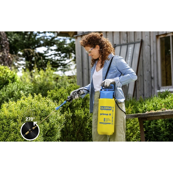 Sprühlanze mit Düse 270°, passend für alle Garten-Drucksprühgeräte von 3 - 18 L, Messing