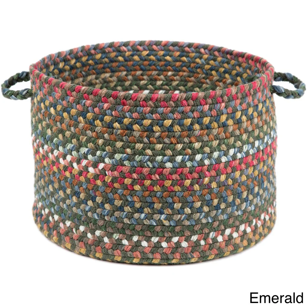 Charisma Multicolored Woven Basket by Rhody Rug