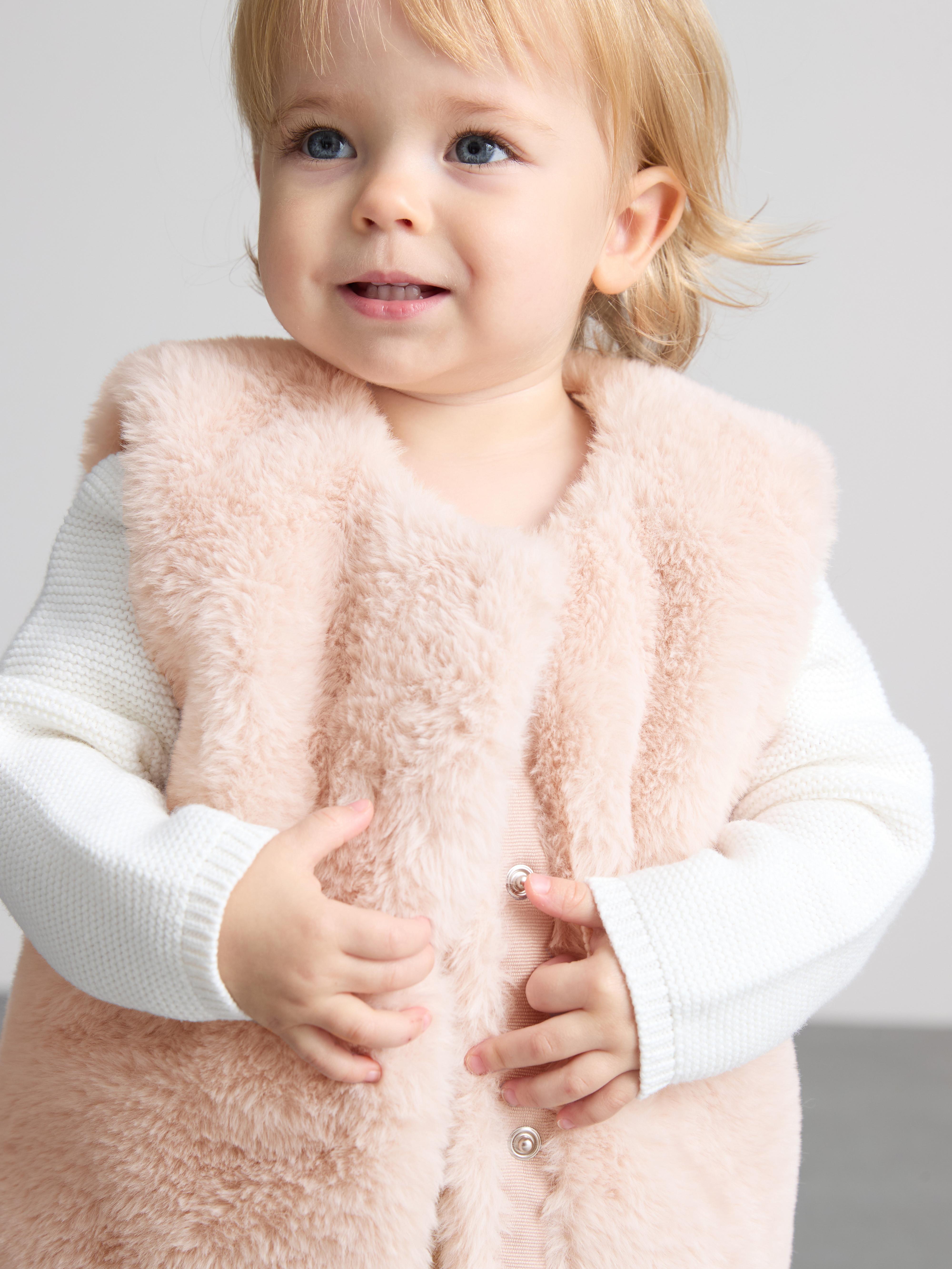 0-36mths | Faux Fur Vest