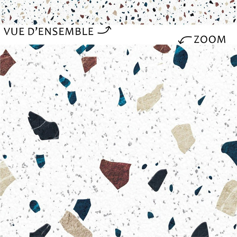 TERRAZZO PROCIDA - Plinthe PVC lot de 25 L200xH. 8cm Multicolore