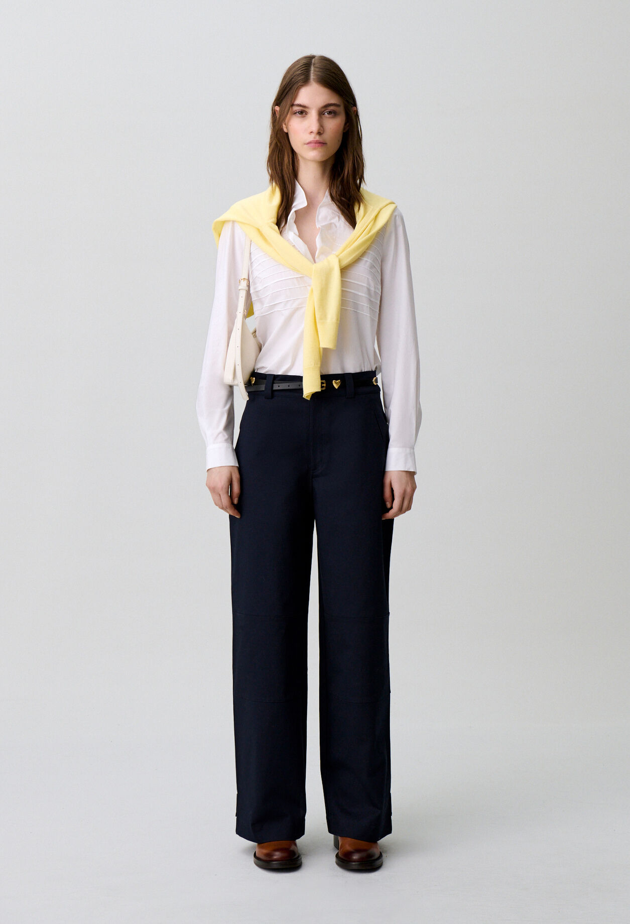 Pantalon gabardine coton