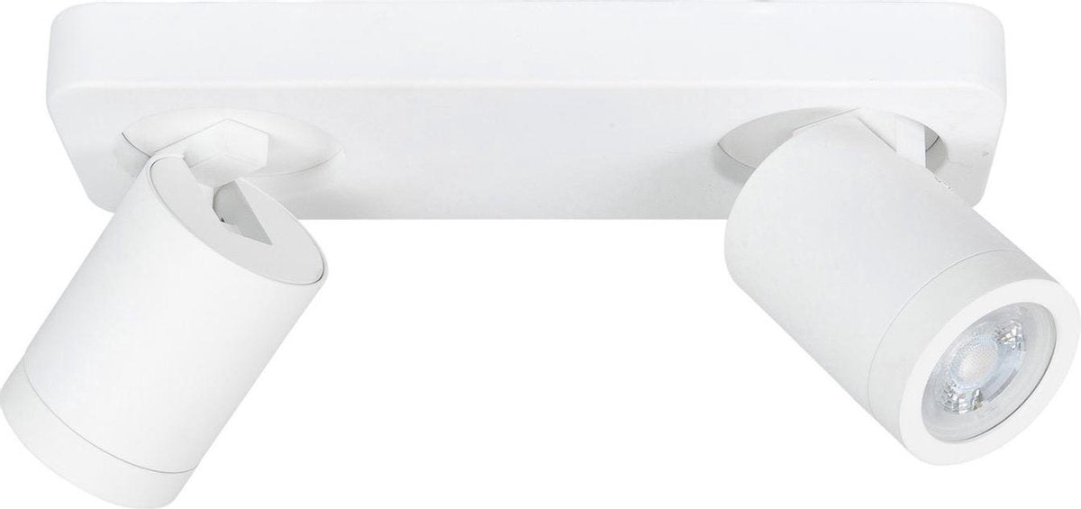 HighLight opbouwspot Oliver 2L balk - wit