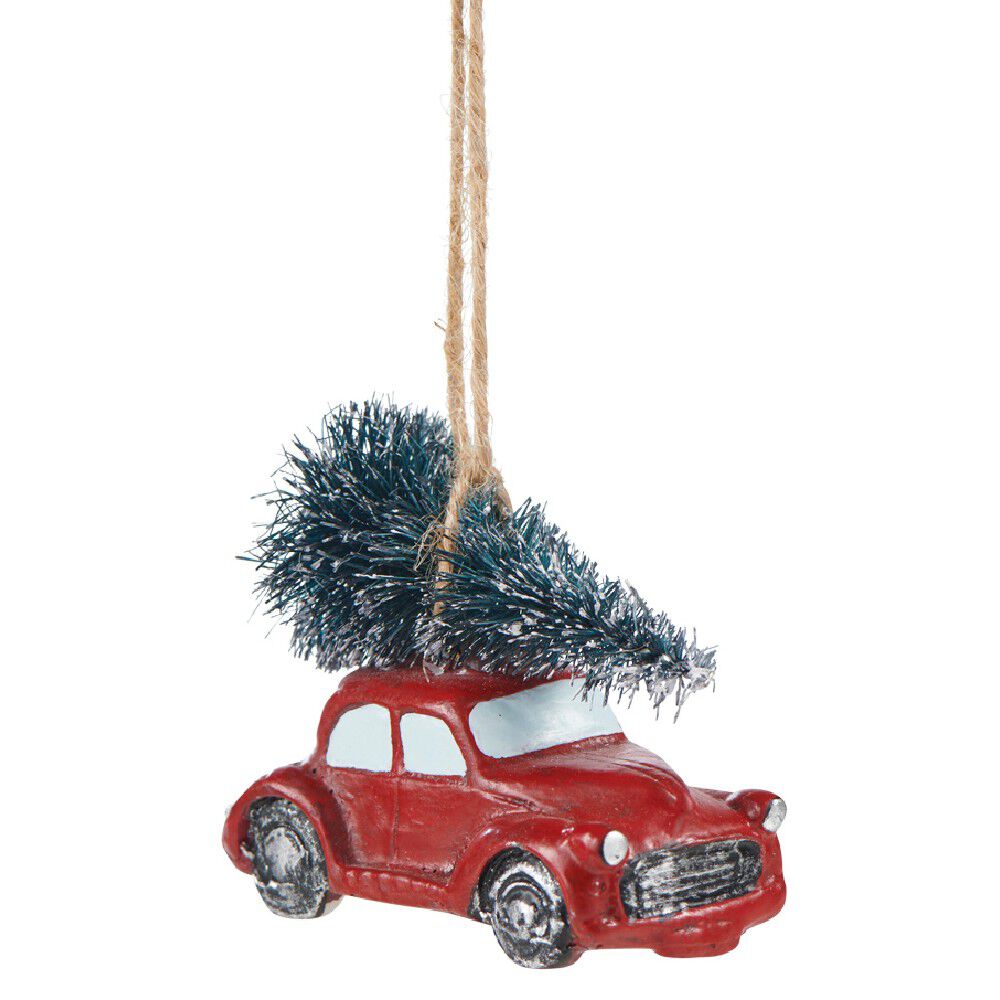 Voiture et son sapin à suspendre