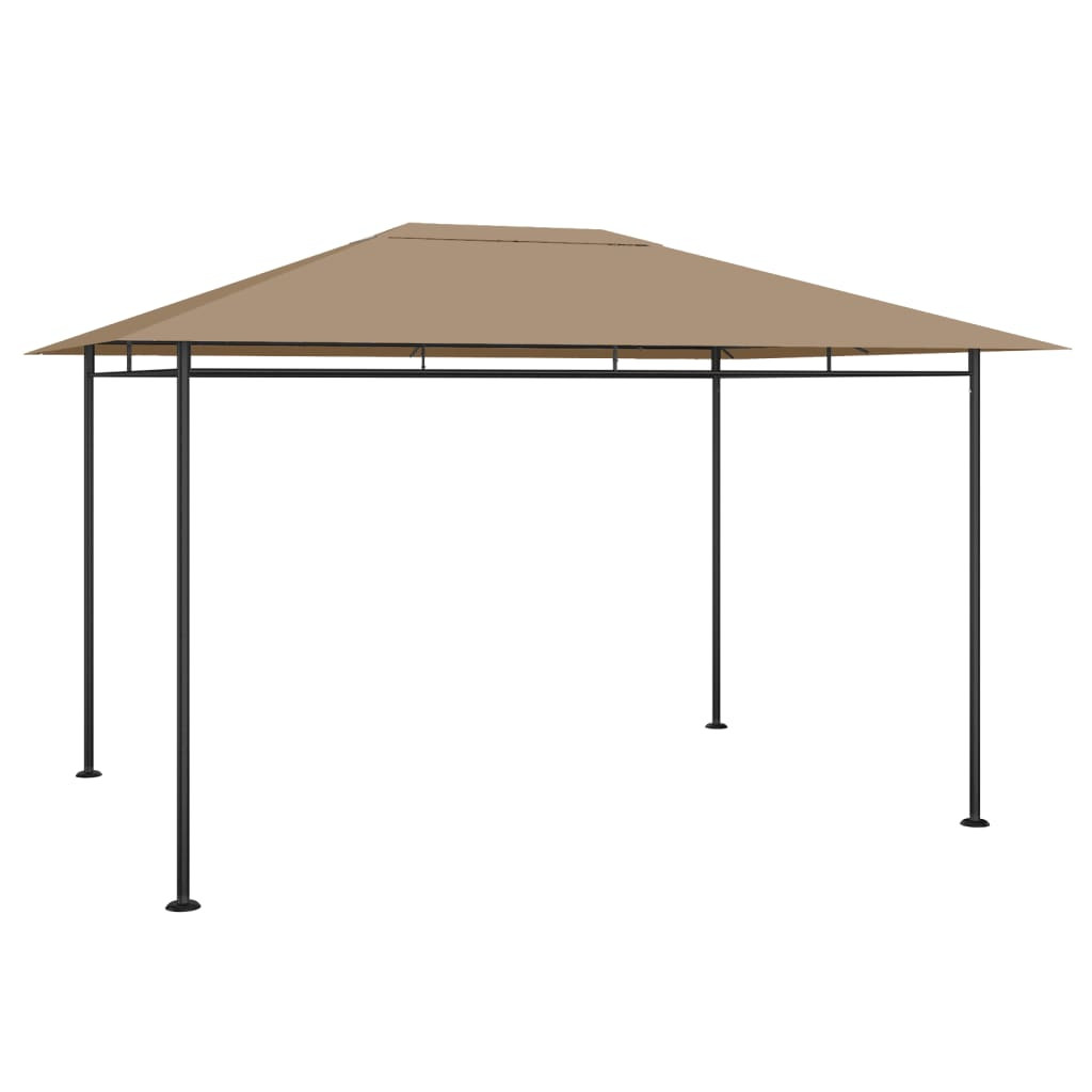 Altana Ogrodowa Taupe Namiot Zadaszenie Na Ogród Taras 384x281x270 cm