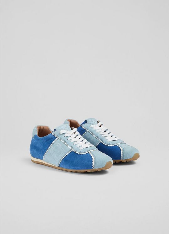 Spring French Blue SuedeMotif Trainers
