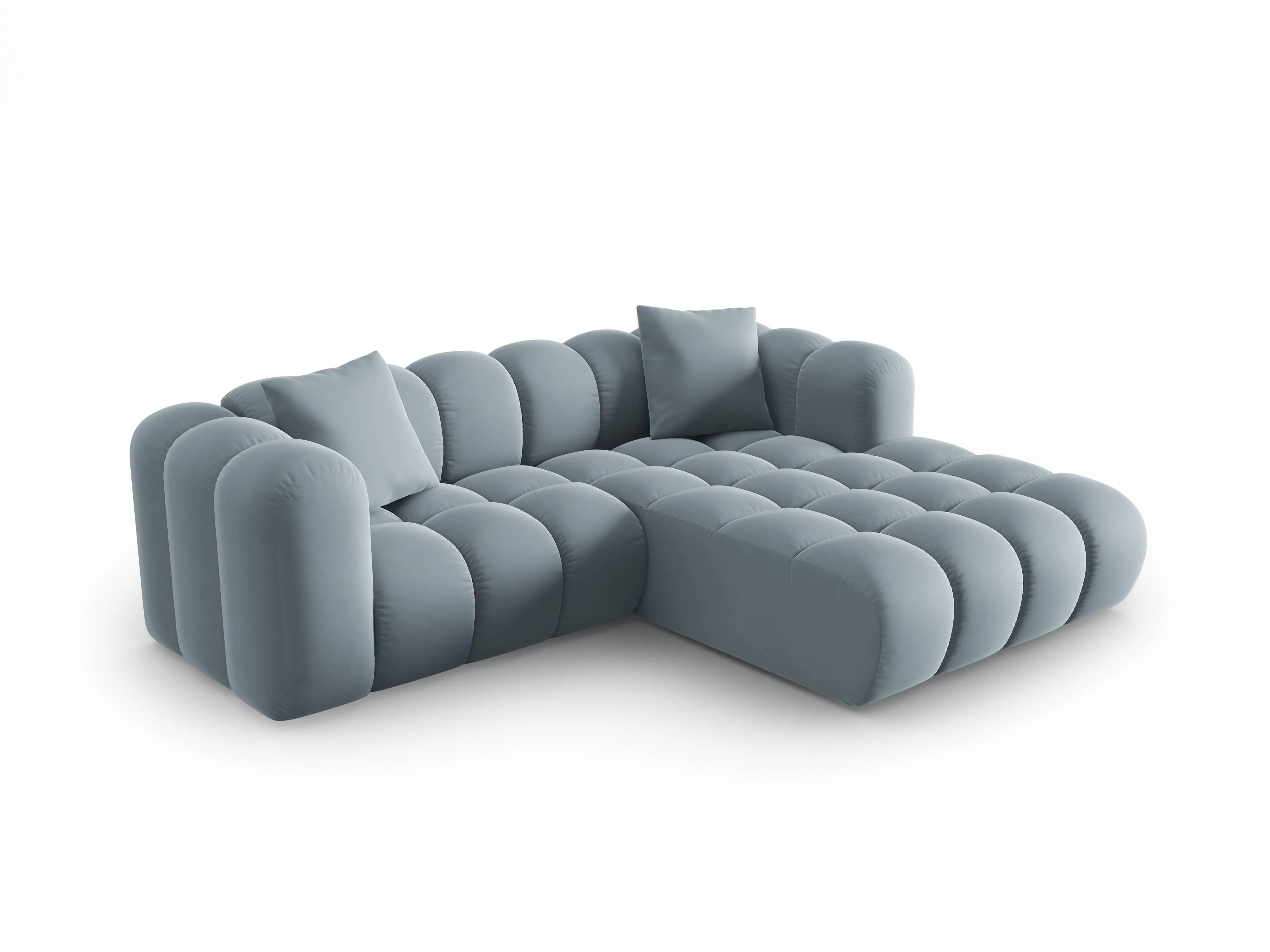 3-zitshoekbank Halley velvet rechts