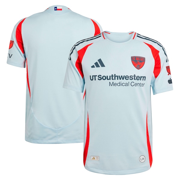 FC Dallas adidas 2025 The Inferno Kit Authentic Jersey - Light Blue