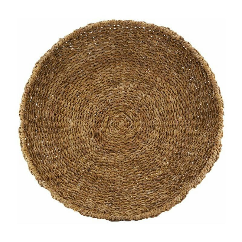 - Grande corbeille ronde en jonc