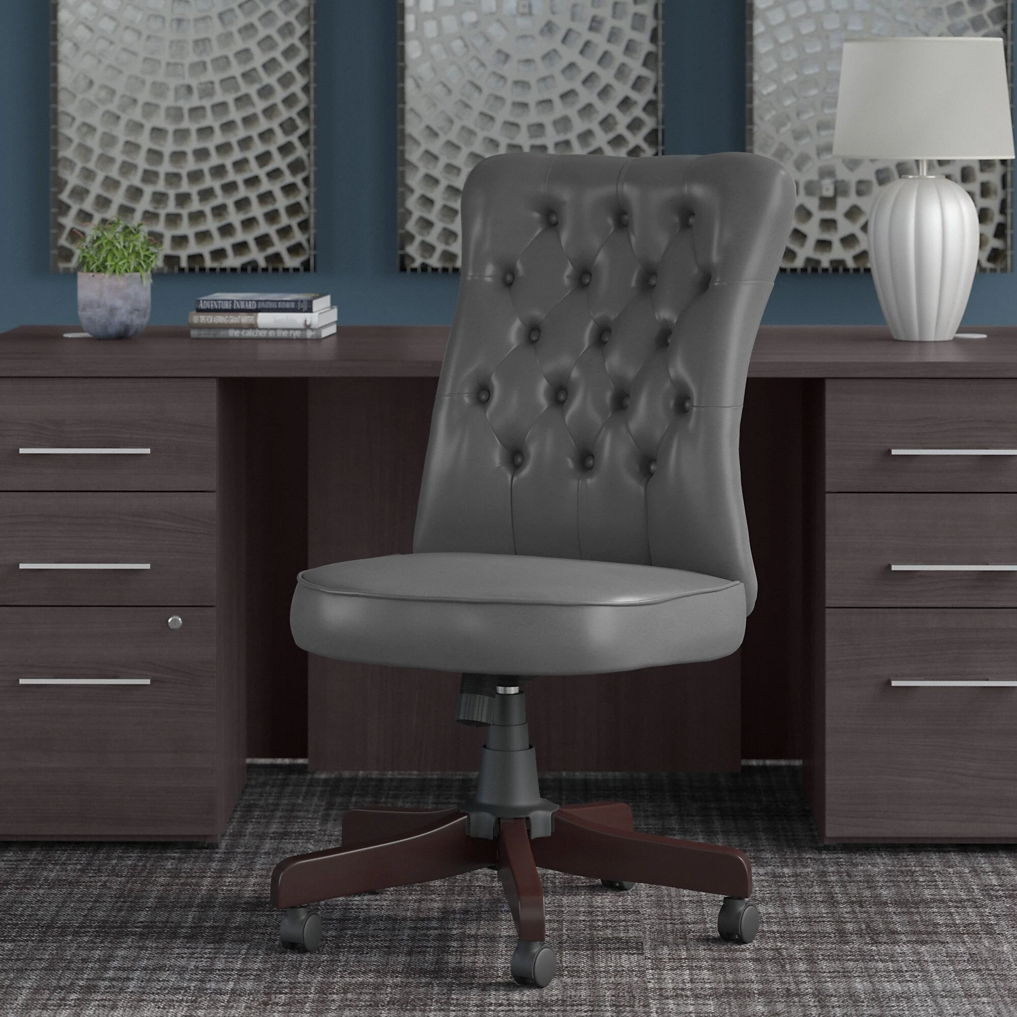 Bush Business Furniture Arden Lane High Back Tufted Office Chair
