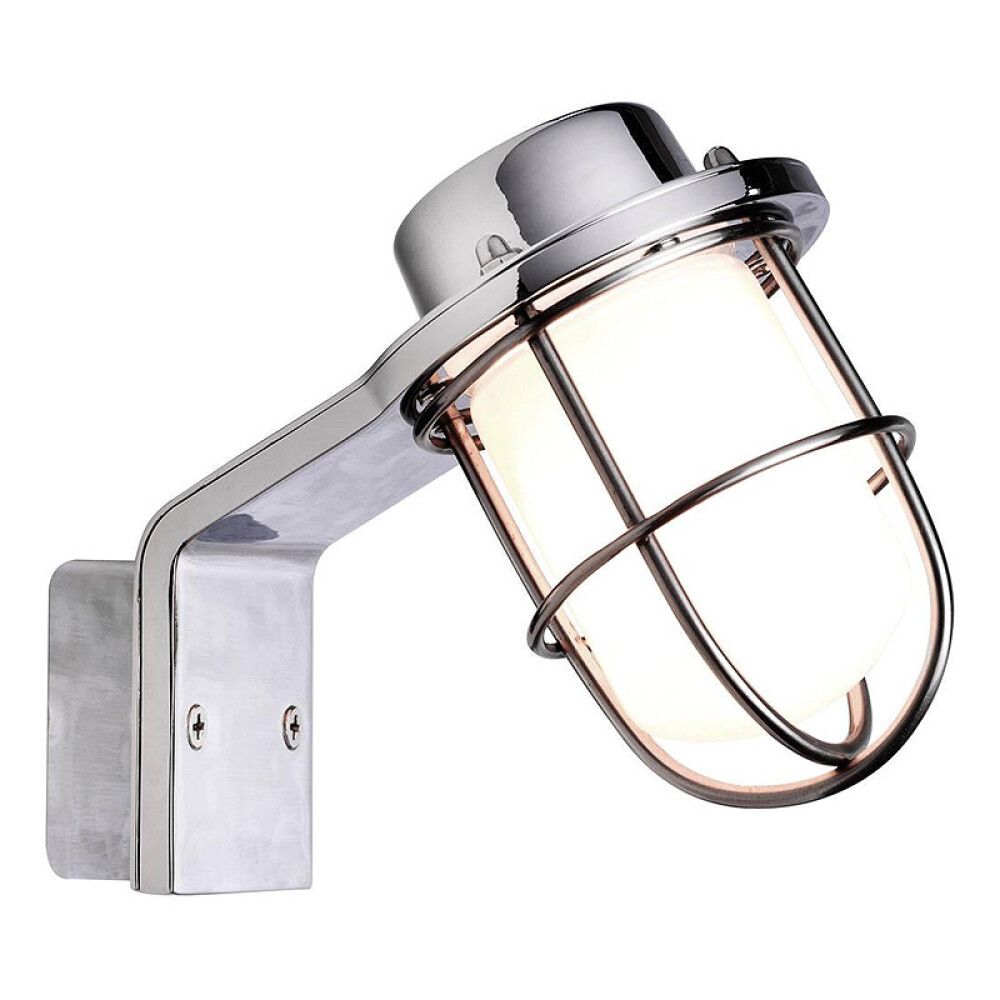 VEGGLAMPE NORDLUX MARINA G9 KROM