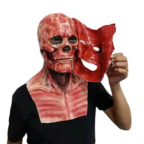 NNETM The Gore-Fusion: Halloween Double-Layer Ripped Mask