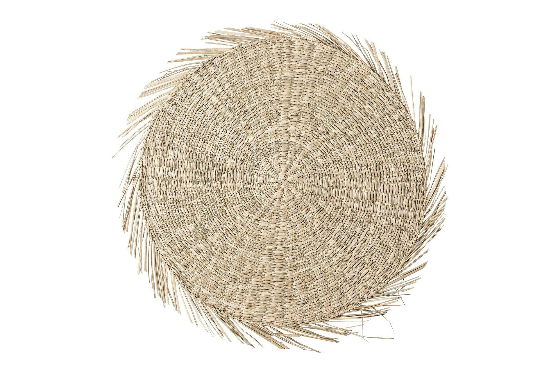 RIEUCAZÉ - Napperon en fibres naturelles beige