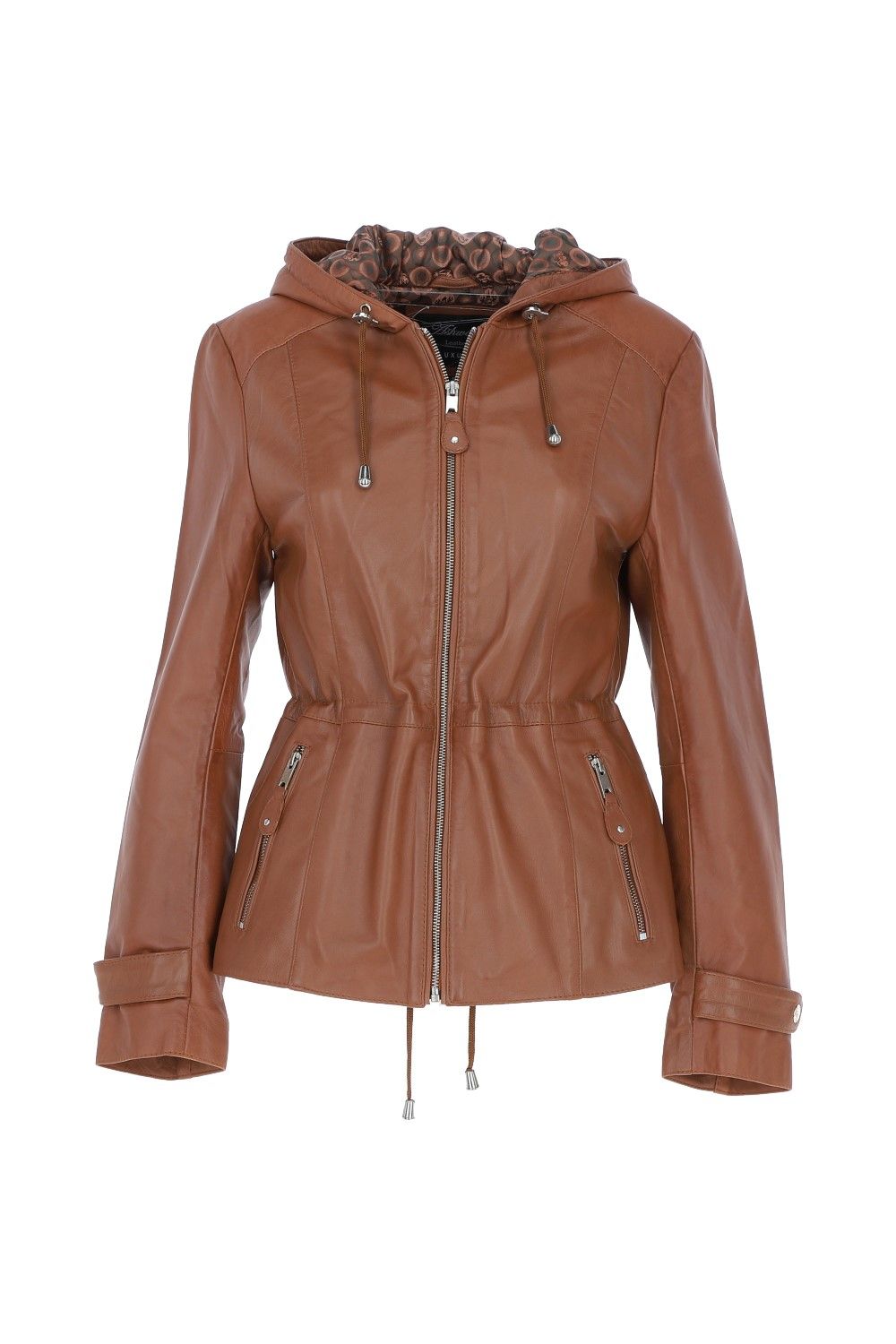Ashwood Leather Anne' Leather Jacket with Adjustable Waist String