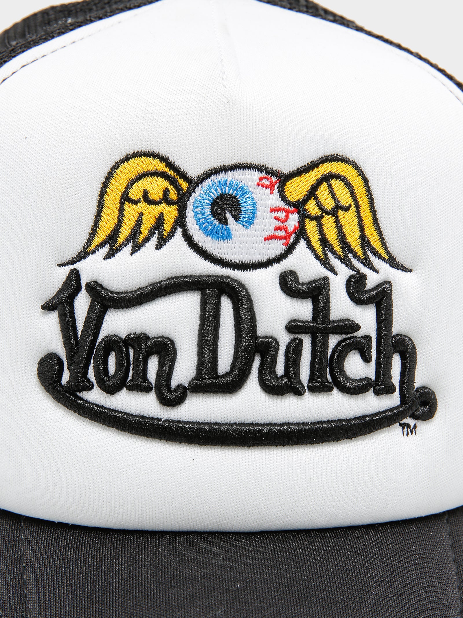 Flying Eyeball Wordmark Trucker Cap