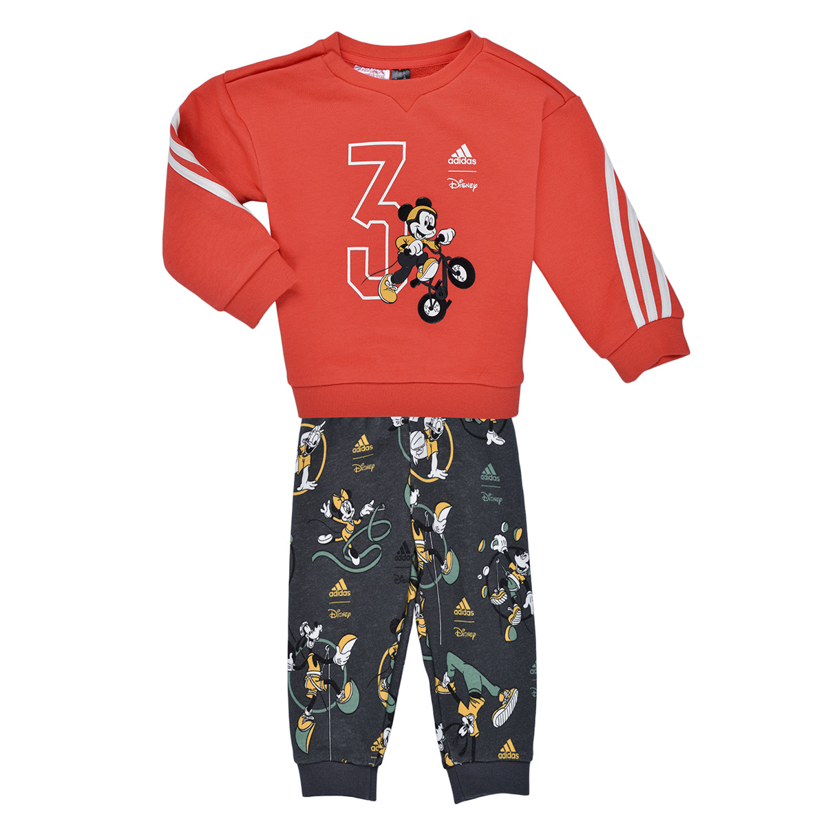 adidas - Disney Mickey Mouse Joggers - Red / White