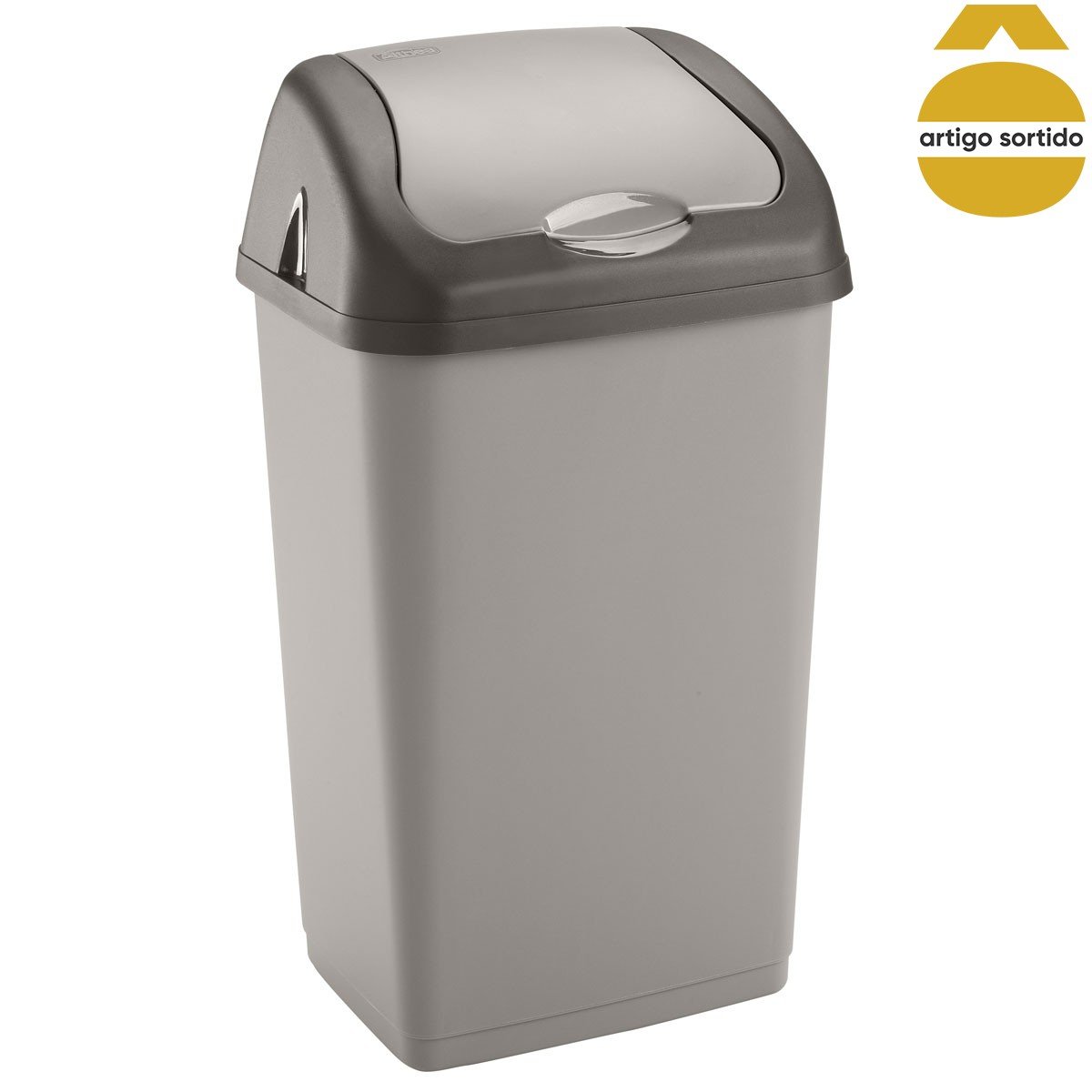 Balde do lixo ALTHEA com tampa basculante 35l