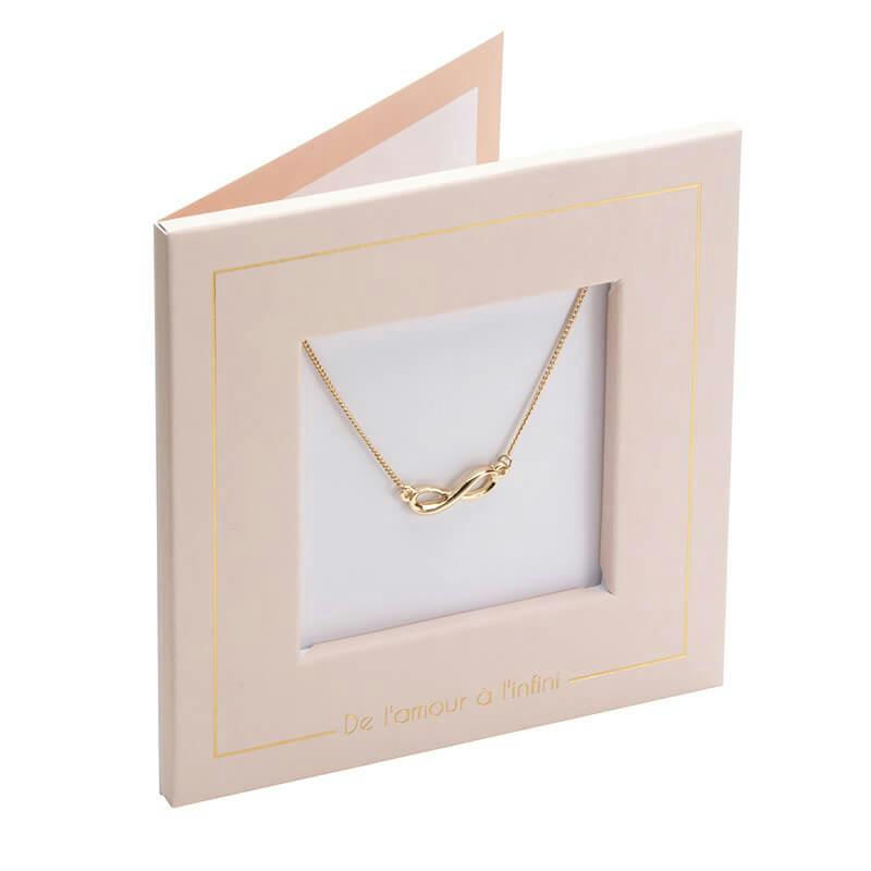 - Carte bijou collier signe infini