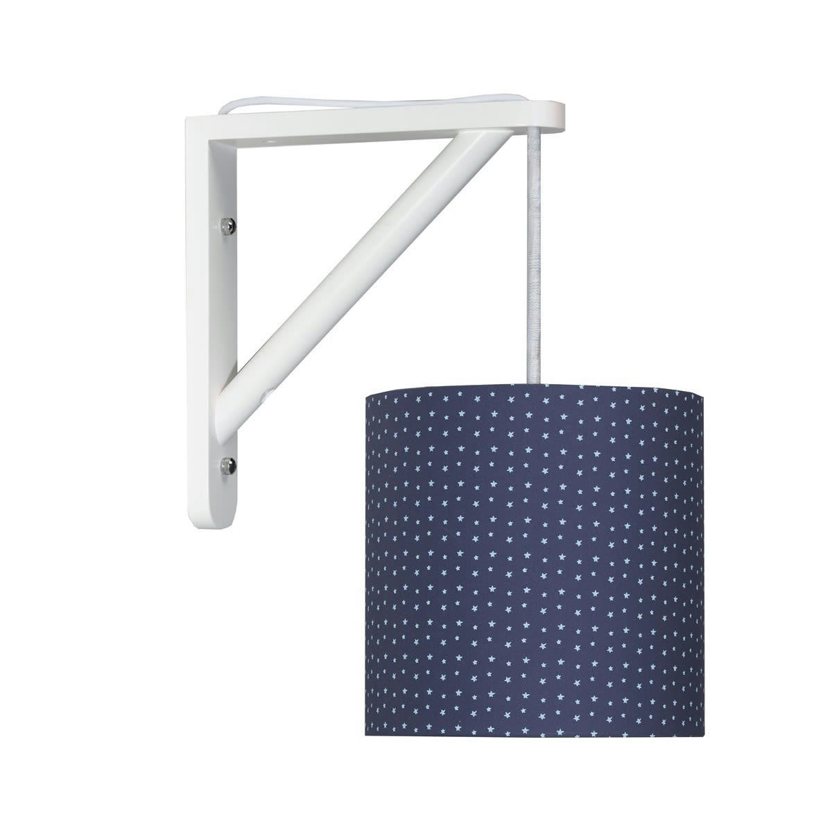 MERLIN - Applique murale en coton Bleu