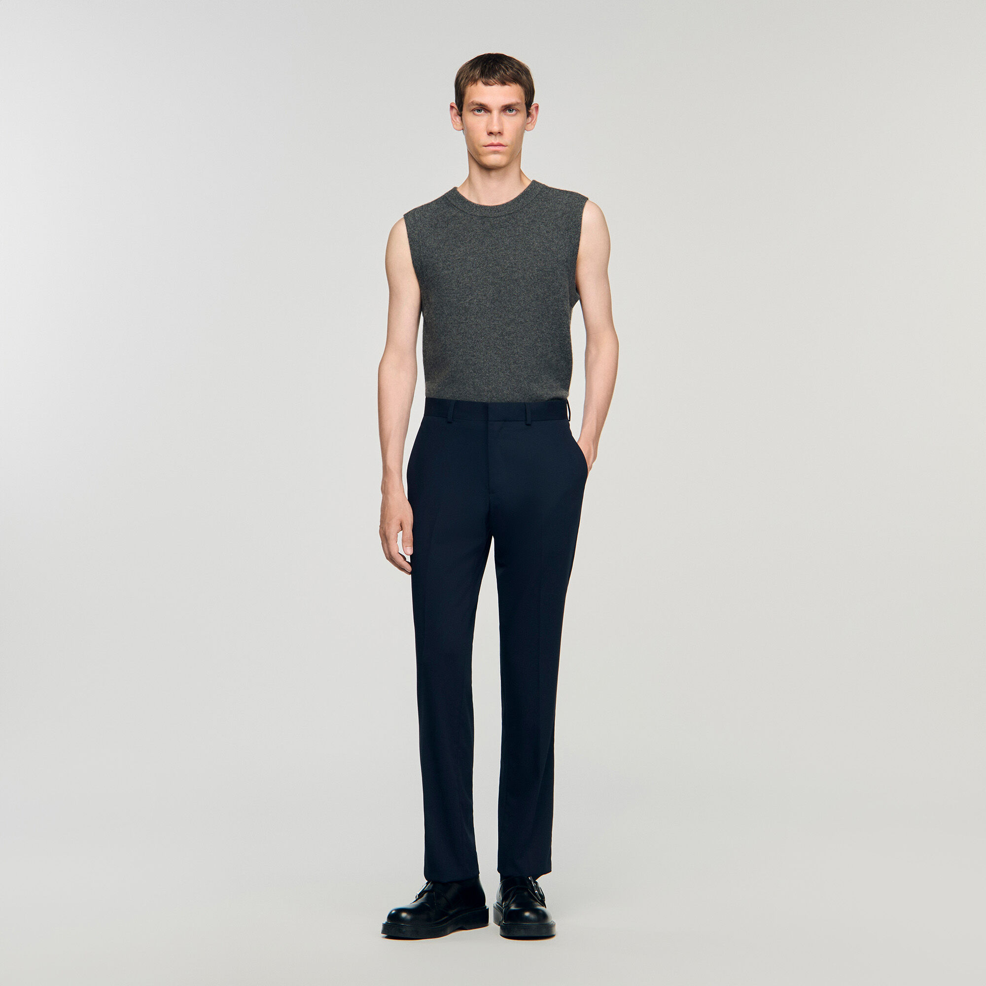 Pantalon de costume large