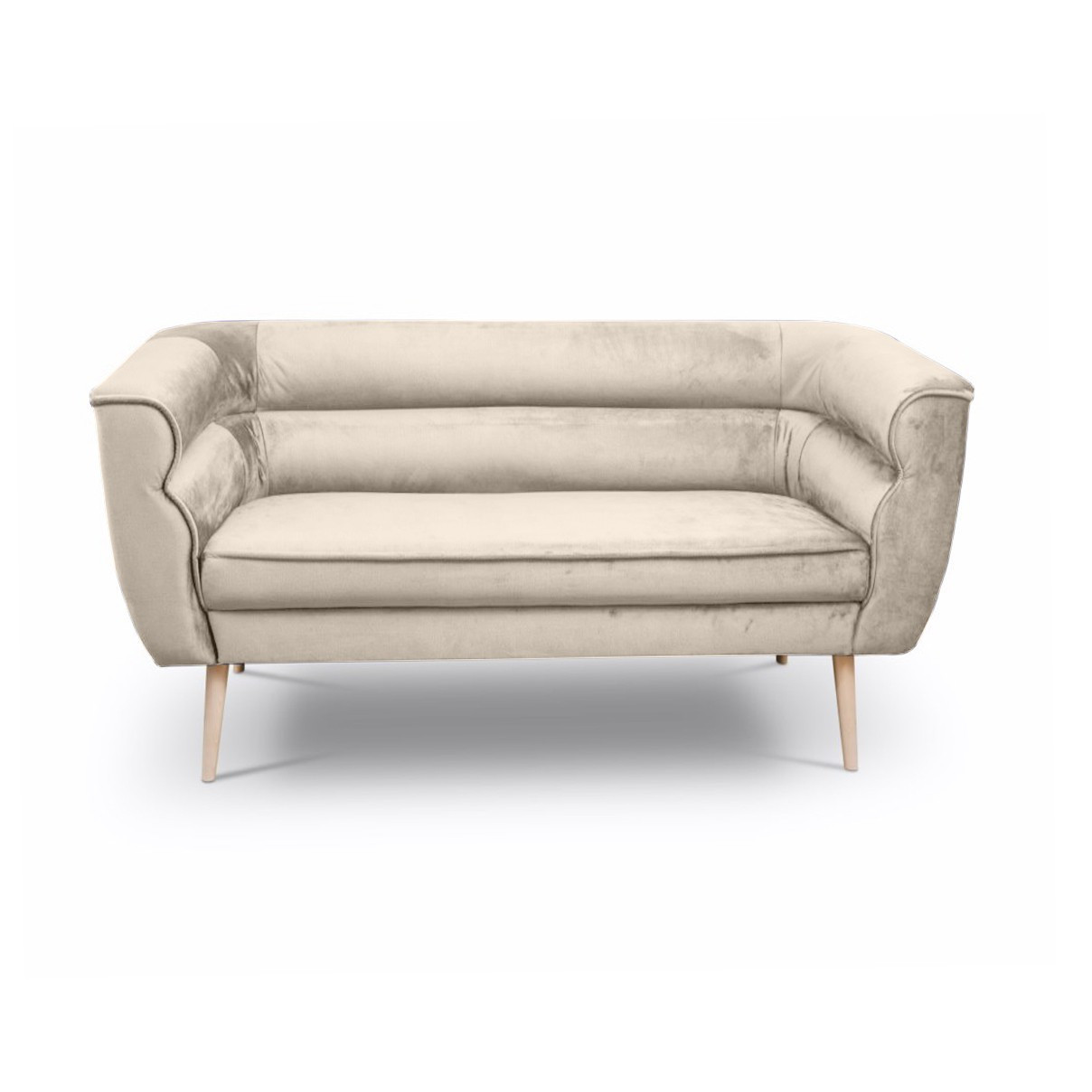 Sofa dwuosobowa w stylu skandynawskim MARO 2 / MG2201 beżowy