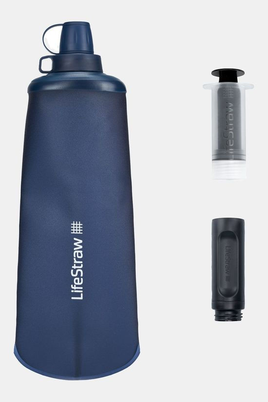 Lifestraw Peak Series Collapsible Squeeze Bottle 1L Mountain Drinkfles