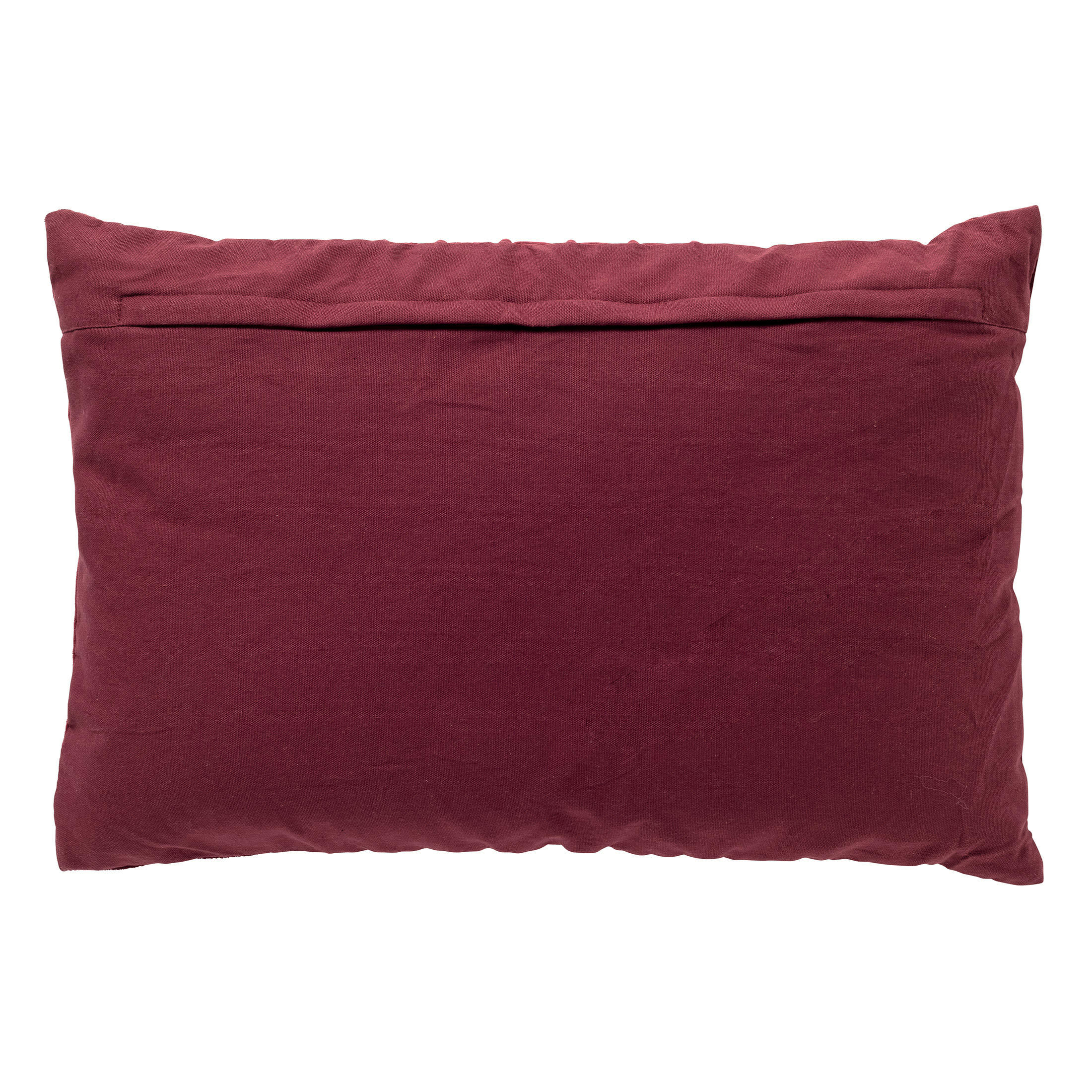 - Housse de coussin rouge en velours-40x60 cm uni