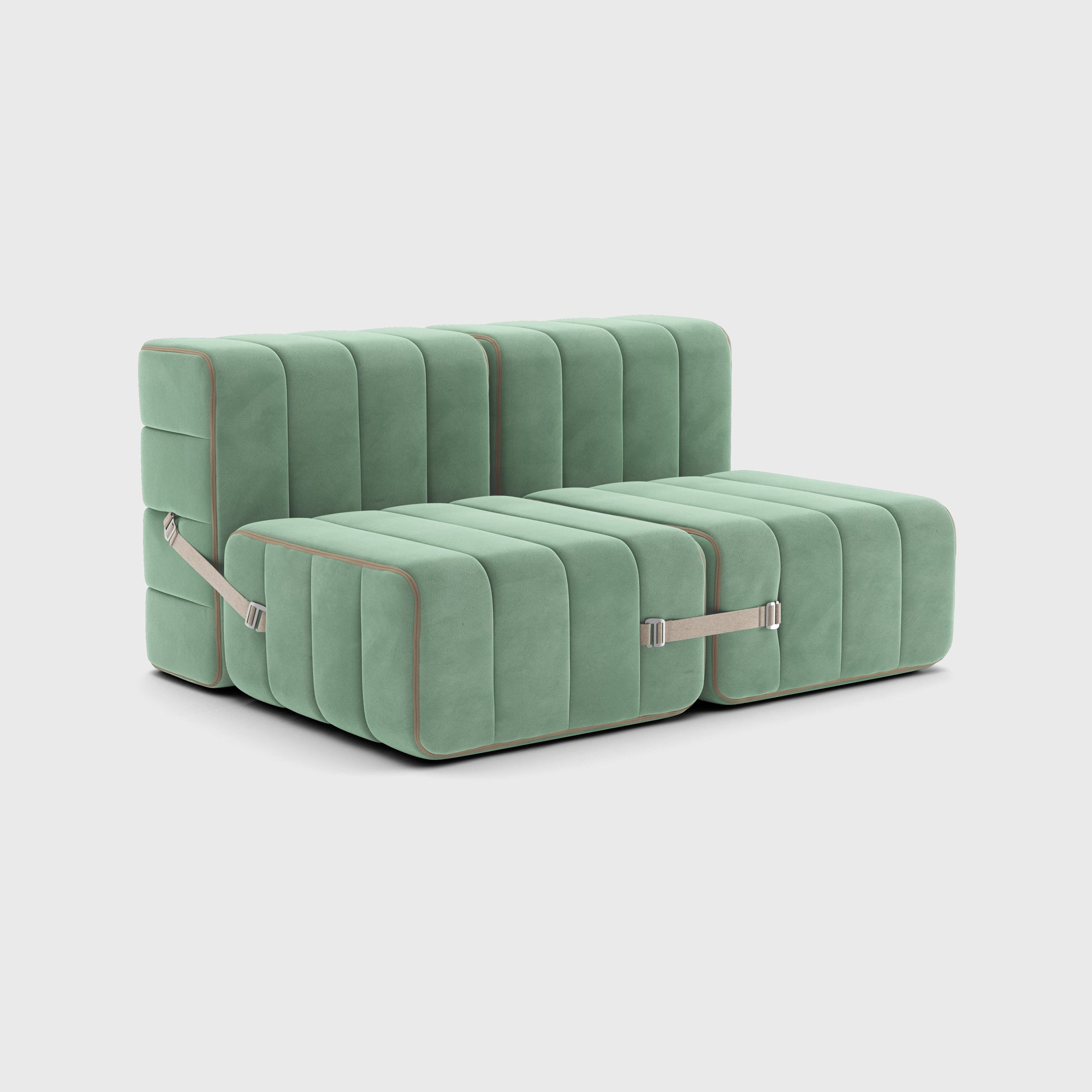 Curt-Set 4 - Barcelona - Patina (licht Groen)