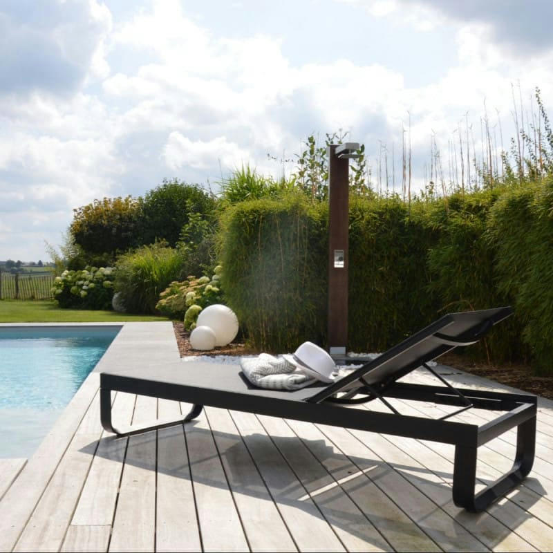 BONGAO - Bain de soleil aluminium gris