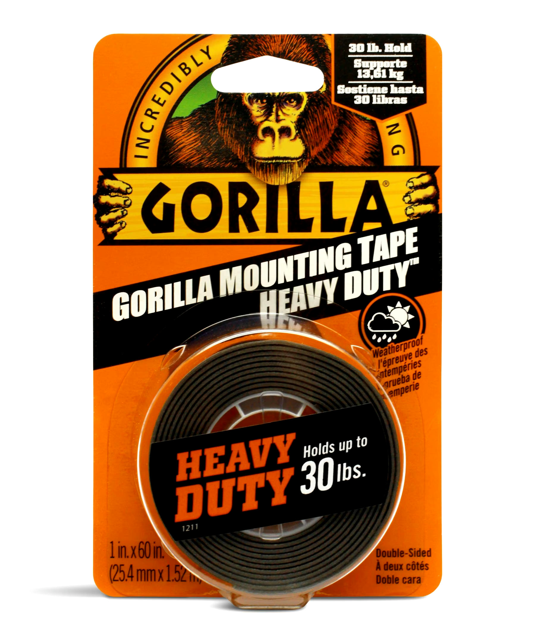 Gorilla Glue Mounting Tape-Holds 30 Lbs
