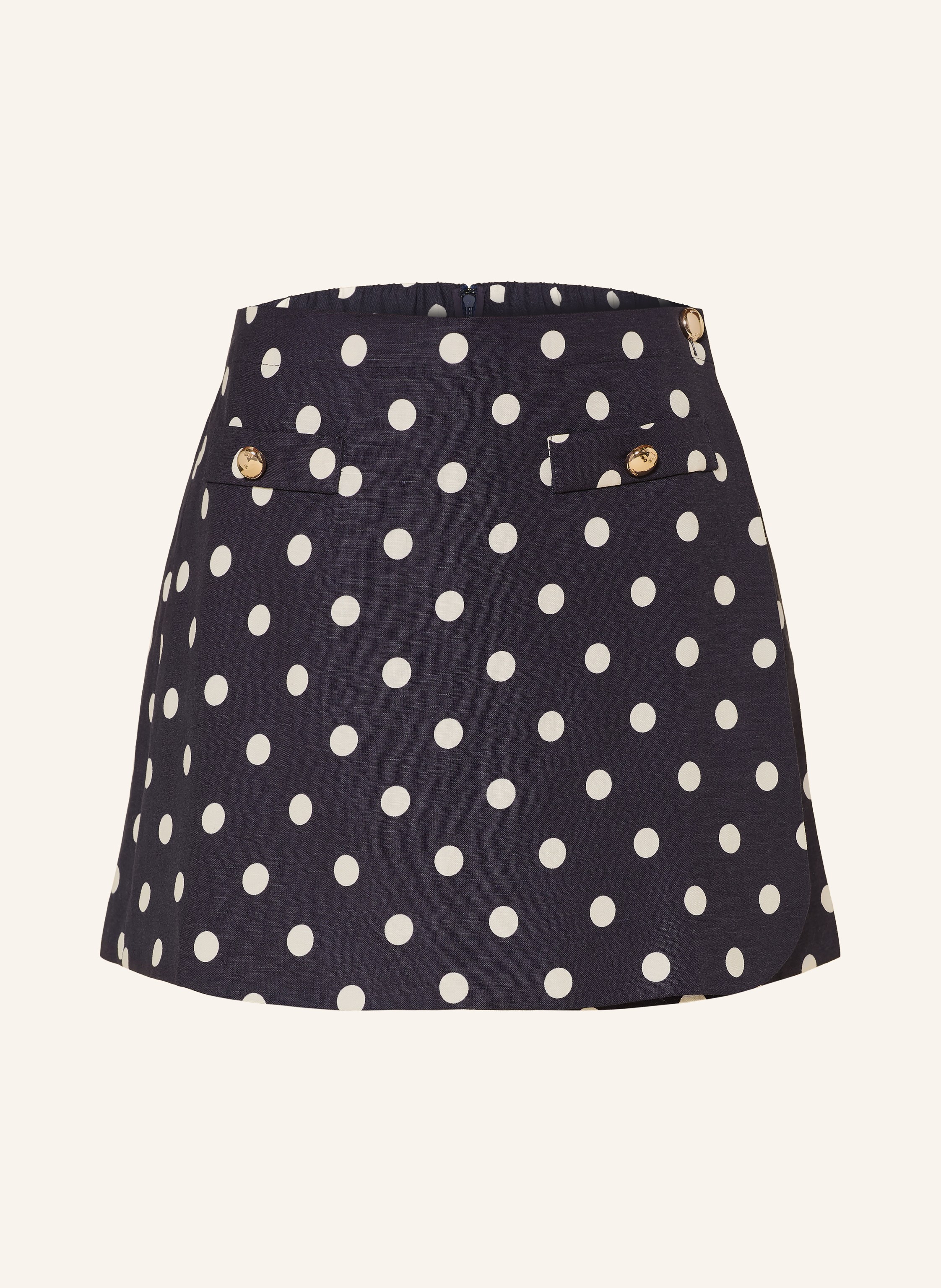 maje Skort mit Leinen
